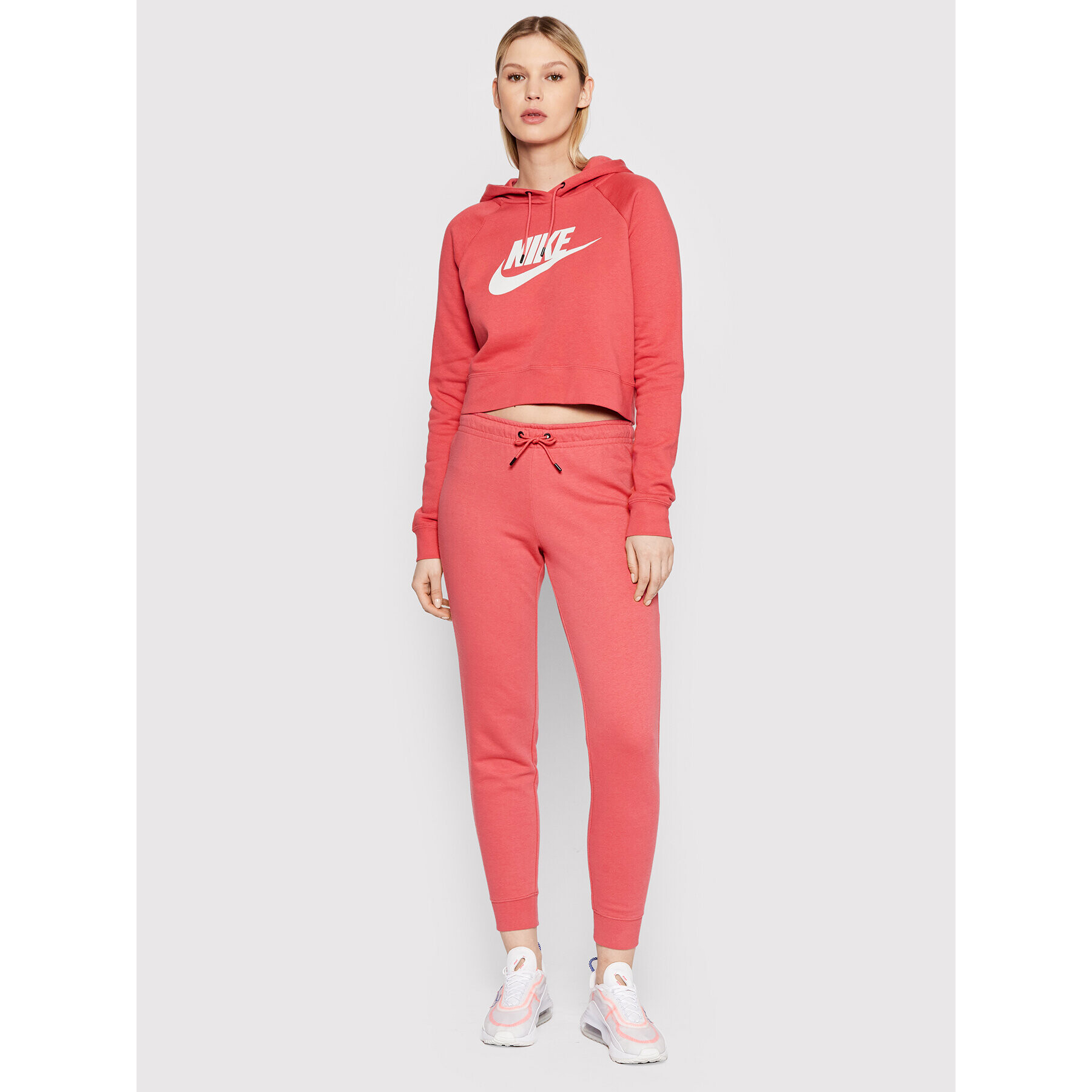 Nike Суитшърт Sportswear Essential CJ6327 Розов Loose Fit - Pepit.bg