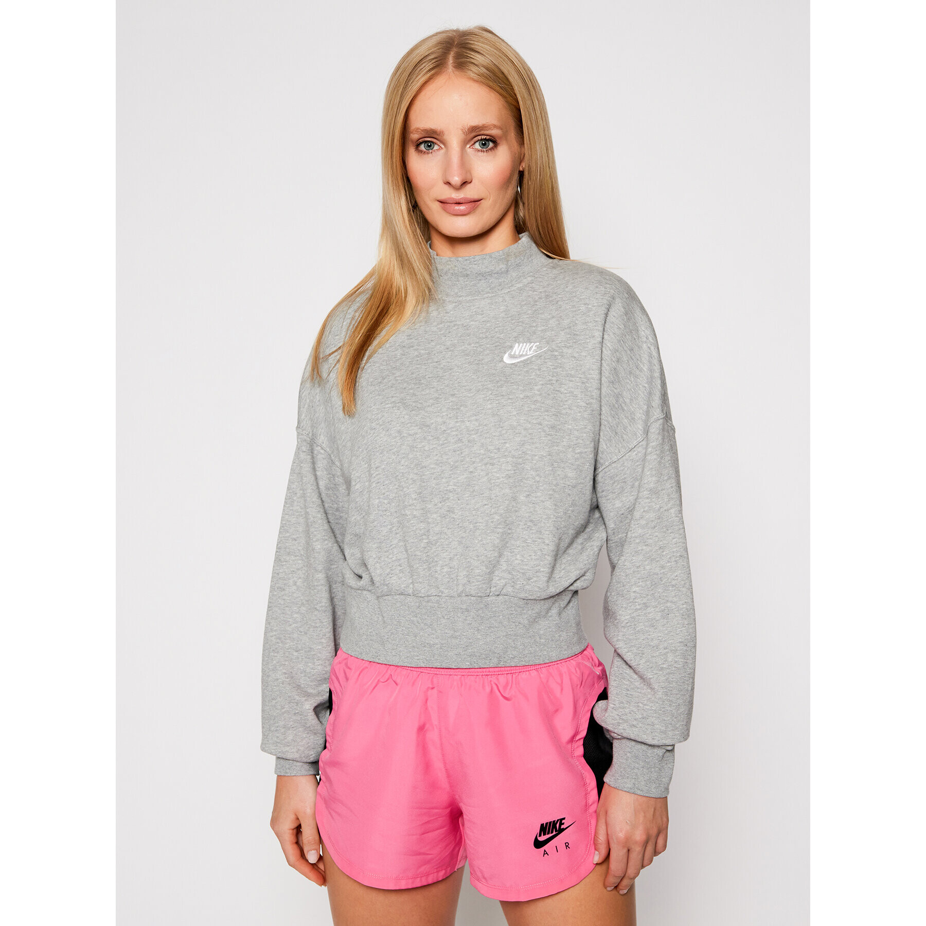 Nike Суитшърт Sportswear Essential CZ2521 Сив Oversize - Pepit.bg