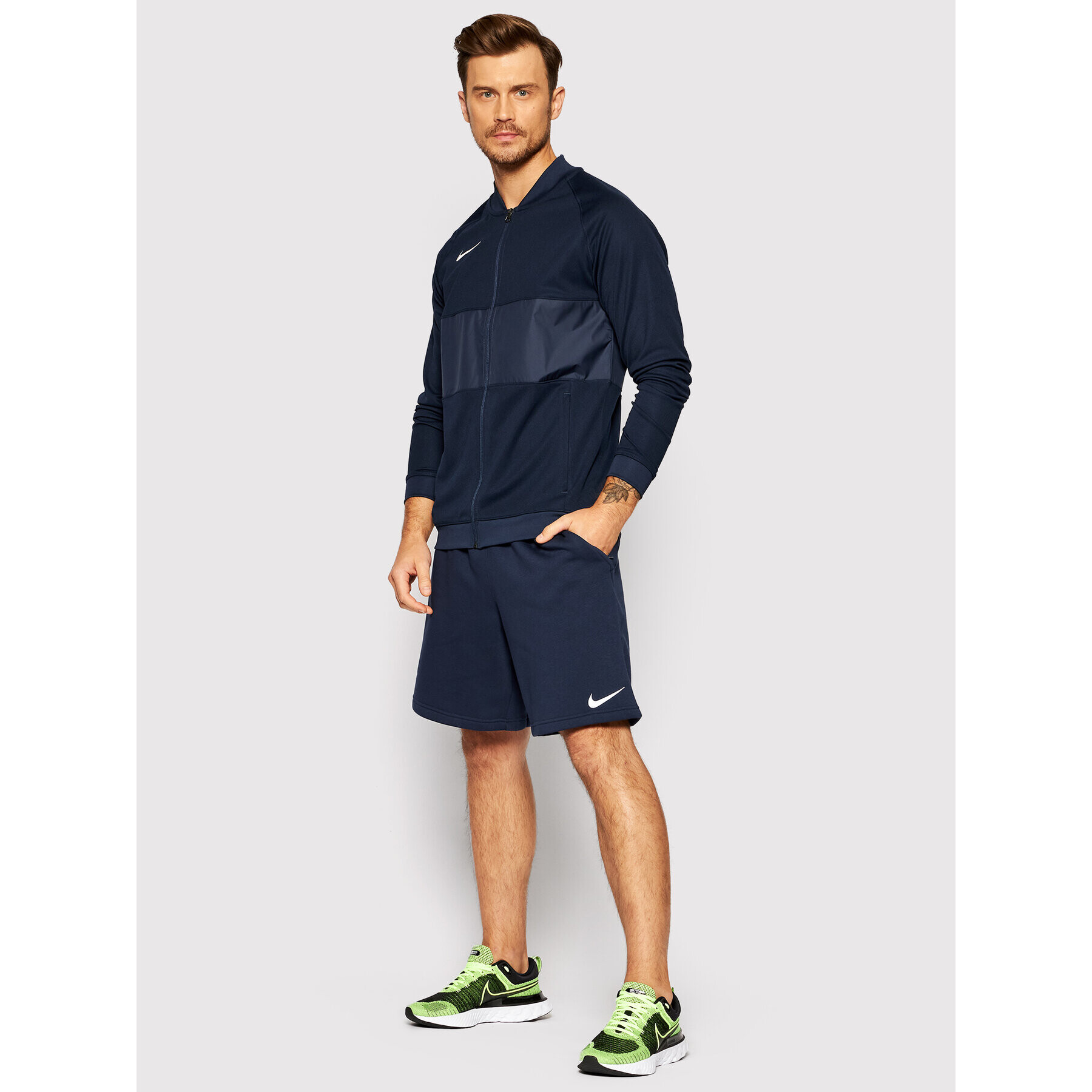 Nike Суитшърт Strike 21 Anthem CW6525 Тъмносин Regular Fit - Pepit.bg