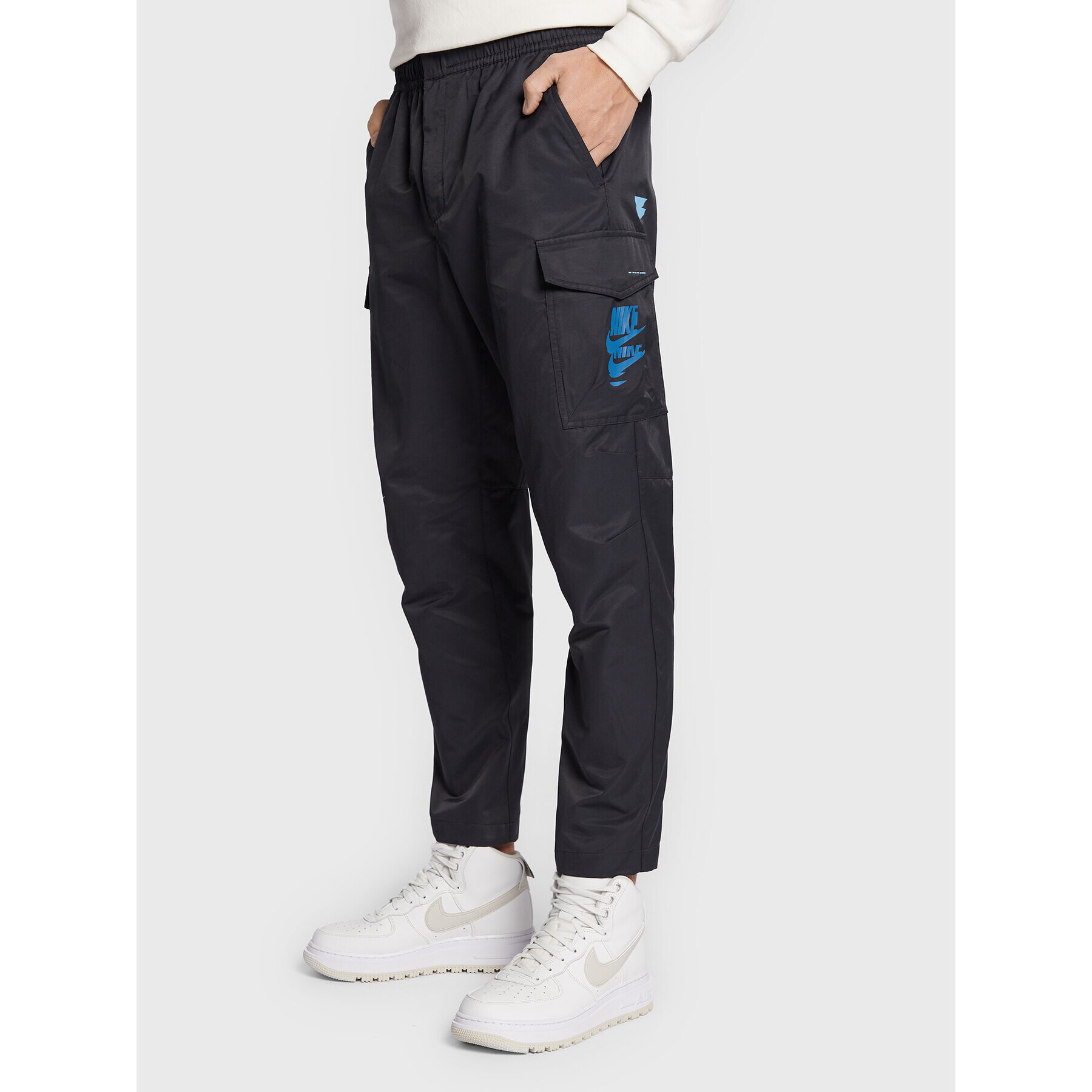 Nike Текстилни панталони DM6869 Сив Regular Fit - Pepit.bg