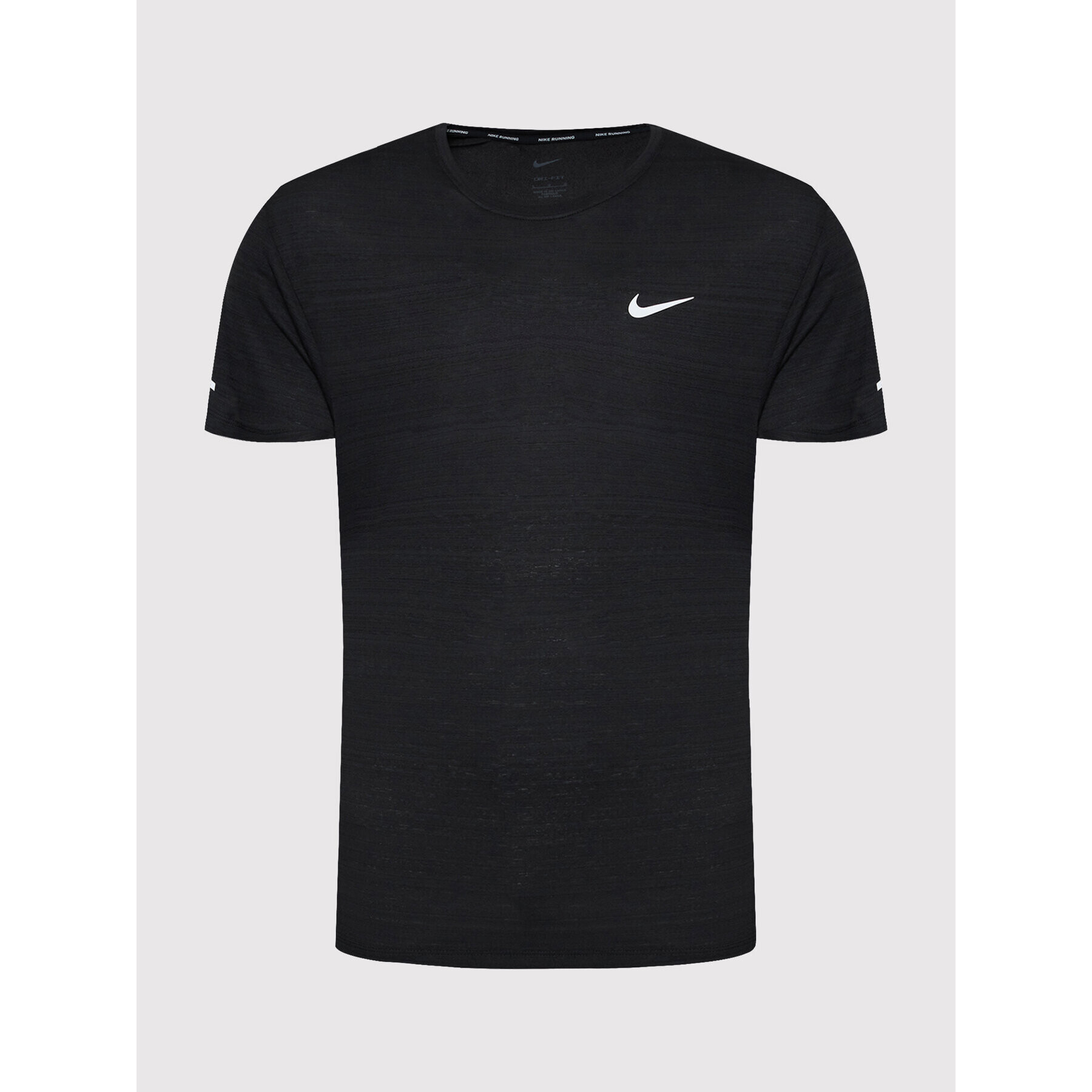 Nike Тениска от техническо трико Dri-FIT Miler CU5992 Черен Regular Fit - Pepit.bg