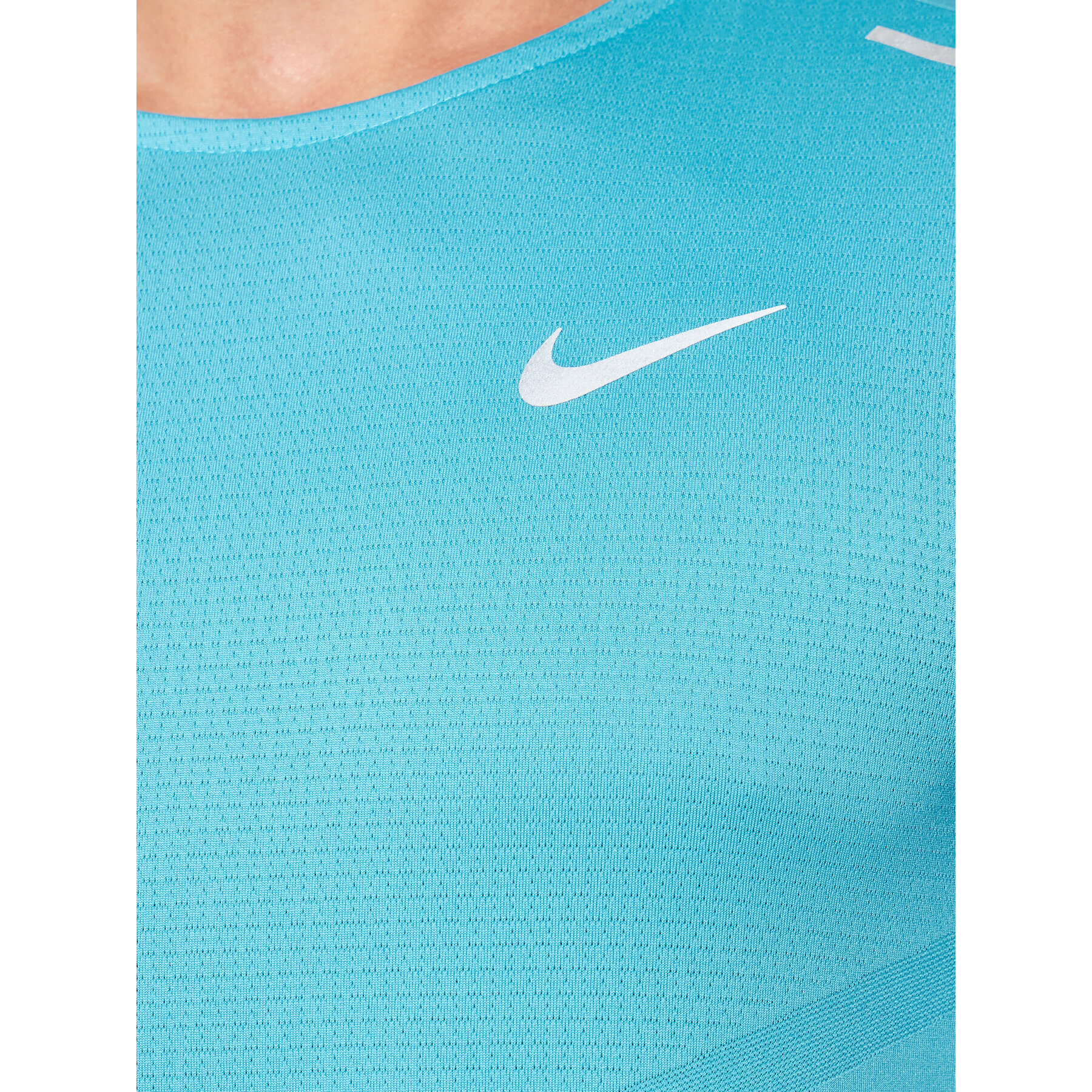 Nike Тениска от техническо трико Dri-Fit Rise CZ9184 Син Standard Fit - Pepit.bg