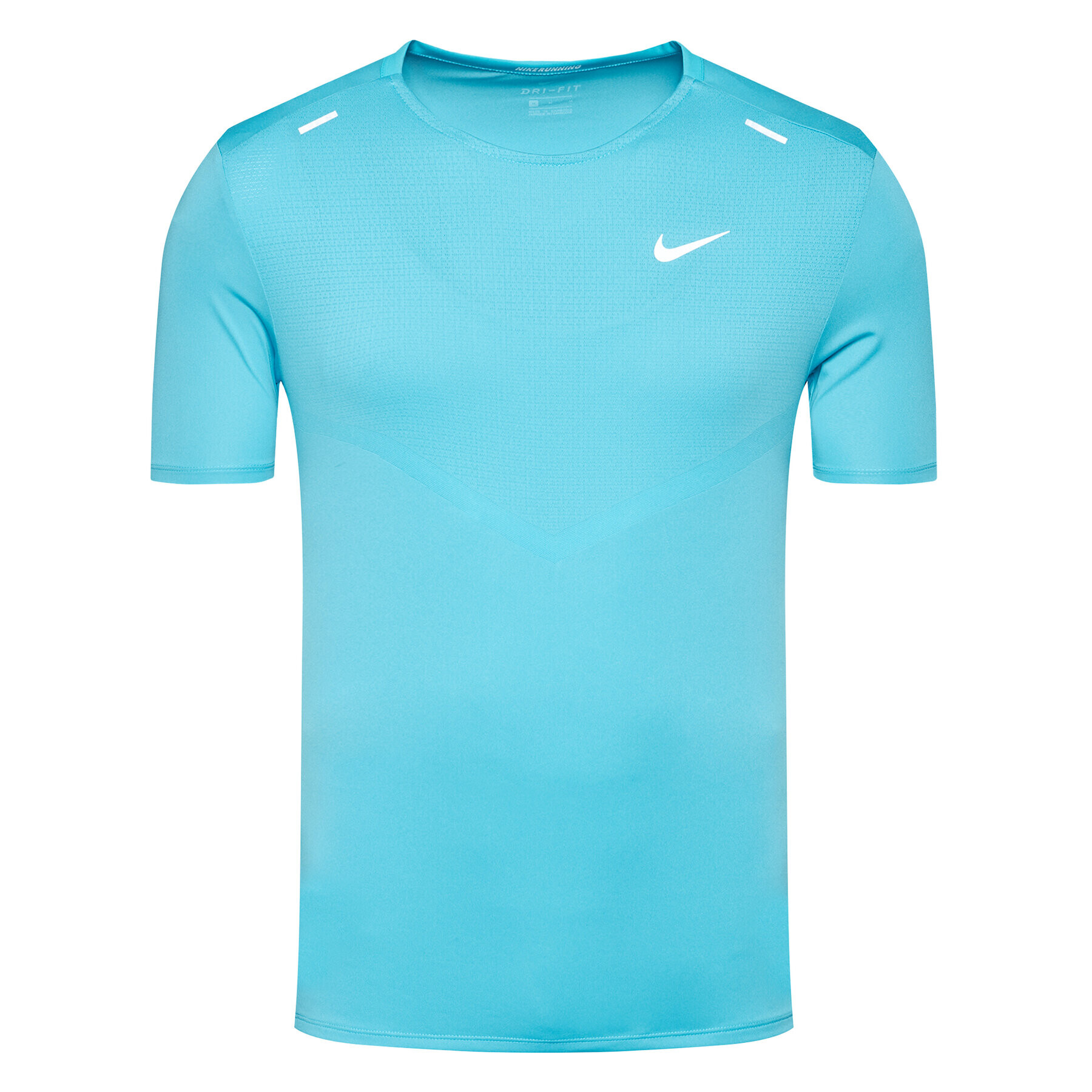 Nike Тениска от техническо трико Dri-Fit Rise CZ9184 Син Standard Fit - Pepit.bg