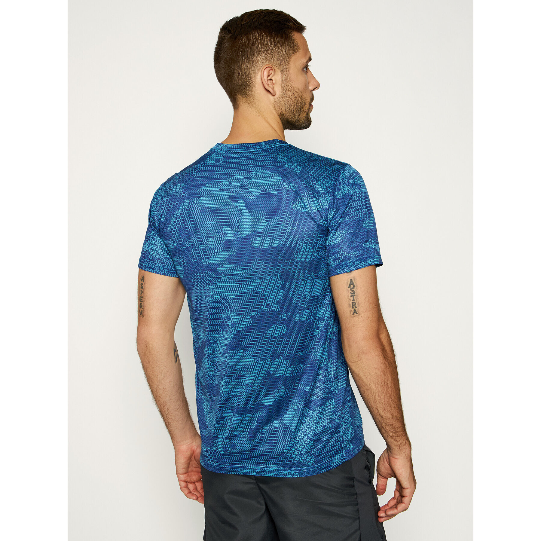 Nike Тениска от техническо трико Dry Leg Tee Camo CK4252 Сив Standard Fit - Pepit.bg