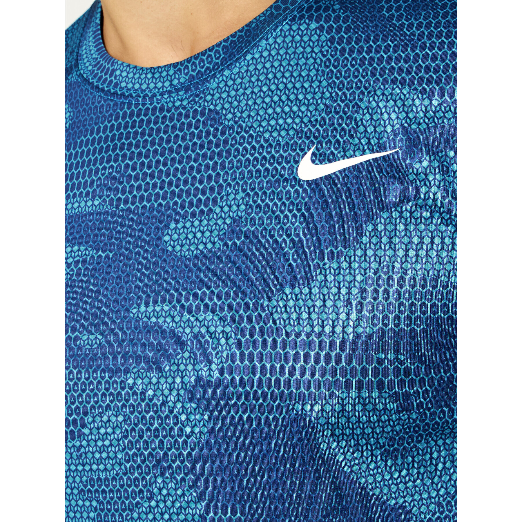 Nike Тениска от техническо трико Dry Leg Tee Camo CK4252 Сив Standard Fit - Pepit.bg