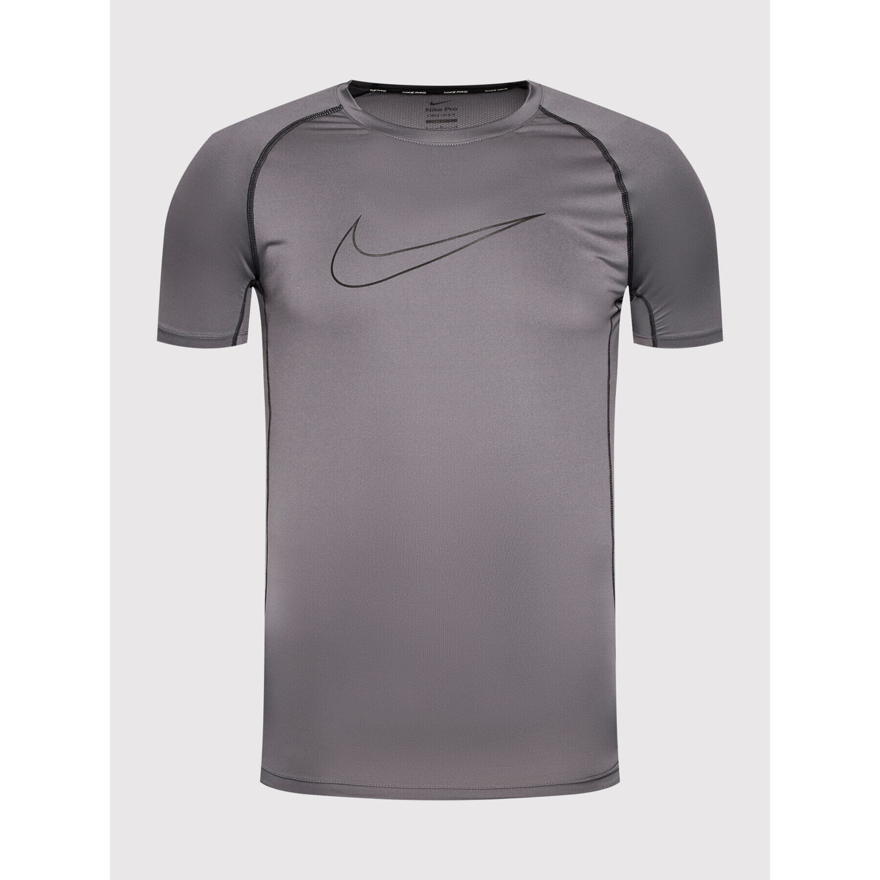 Nike Тениска от техническо трико Pro Dri-Fit DD1992 Сив Tight Fit - Pepit.bg