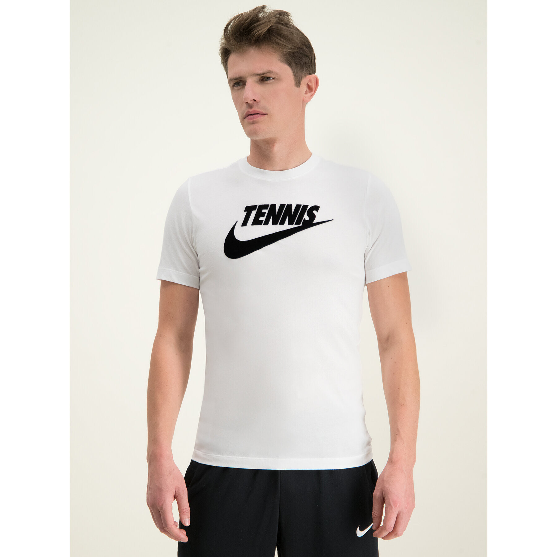 Nike Тишърт Court CJ0429 Бял Standard Fit - Pepit.bg