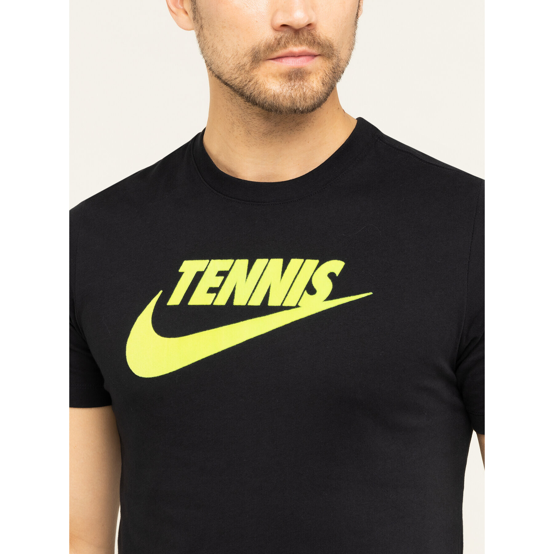 Nike Тишърт Court CJ0429 Черен Standard Fit - Pepit.bg