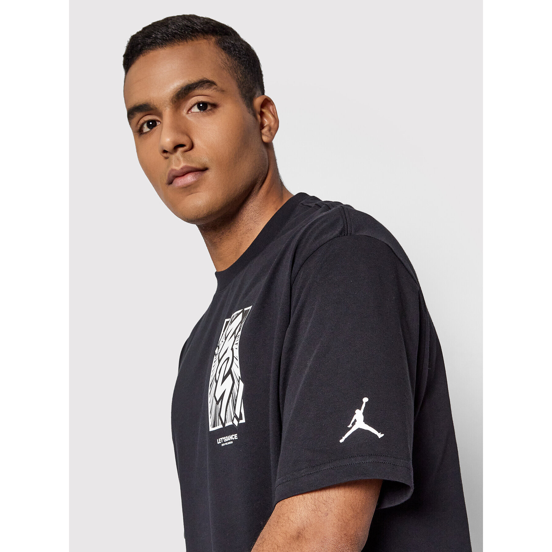 Nike Тишърт Dri-FIT Zion DH0592 Черен Standard Fit - Pepit.bg