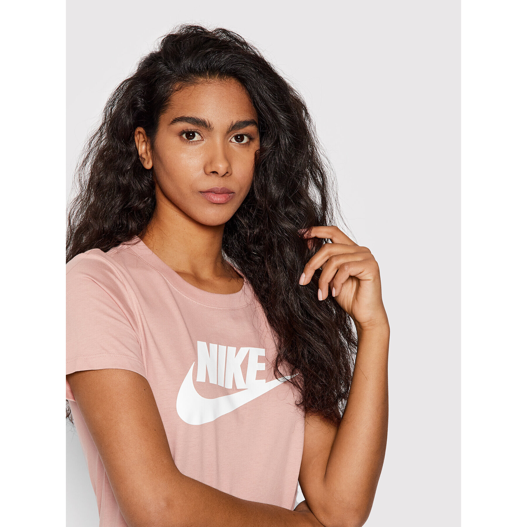 Nike Тишърт Essential BV6169 Розов Regular Fit - Pepit.bg