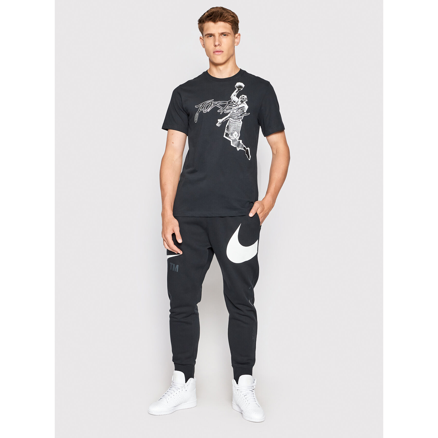 Nike Тишърт Jordan Air DH8924 Черен Regular Fit - Pepit.bg