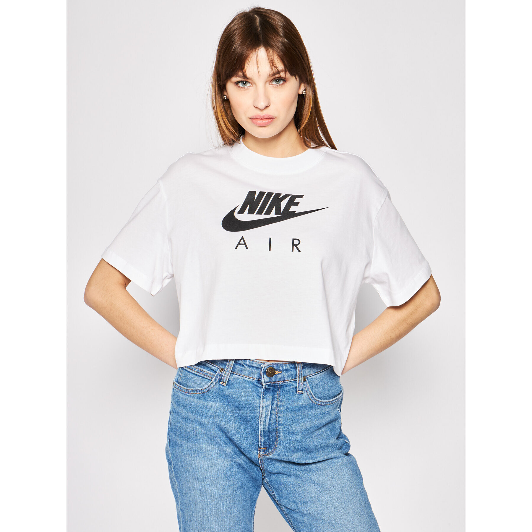 Nike Тишърт Nsw Air BV4777 Бял Regular Fit - Pepit.bg