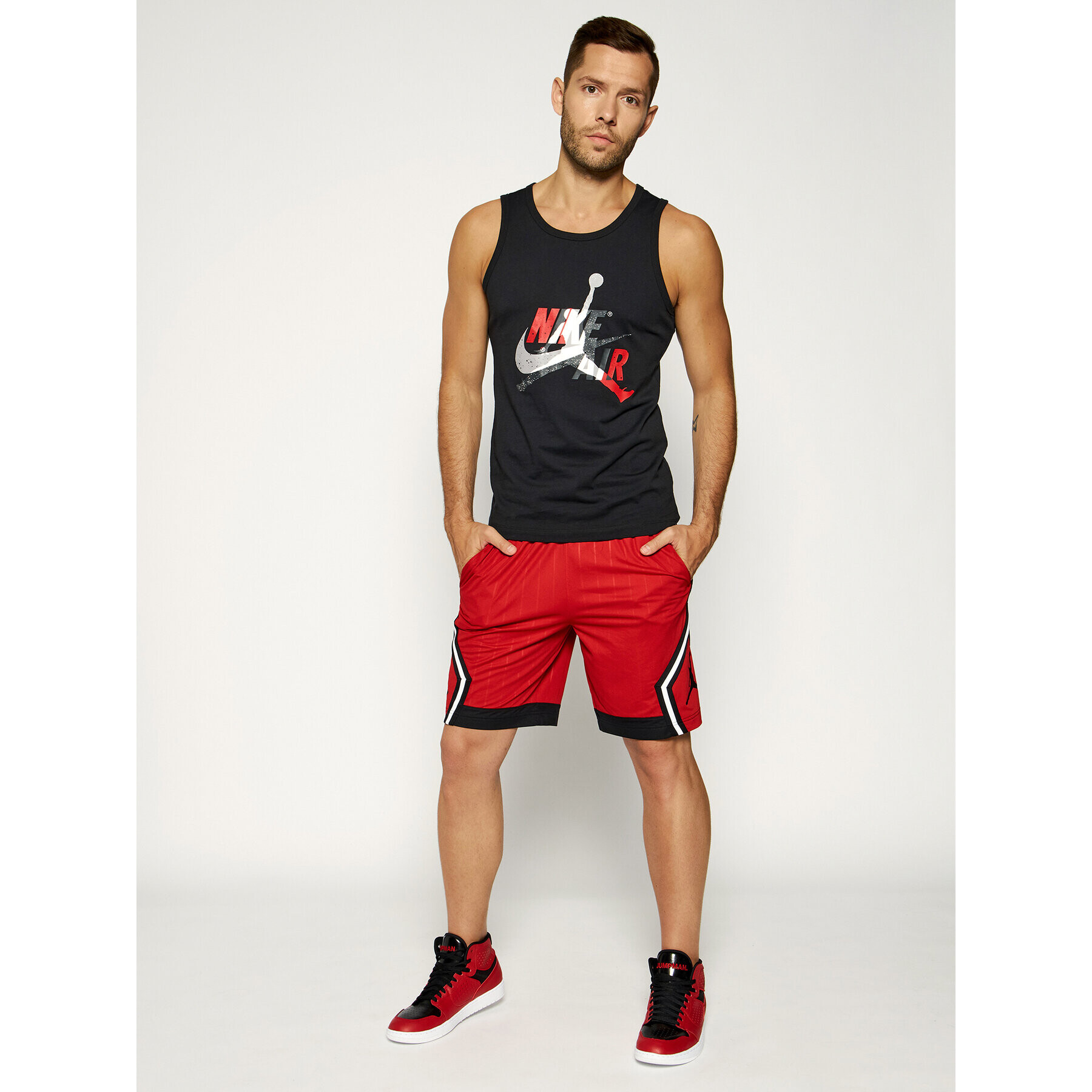 Nike Топ Jordan Jumpman Classics CJ6248 Черен Regular Fit - Pepit.bg