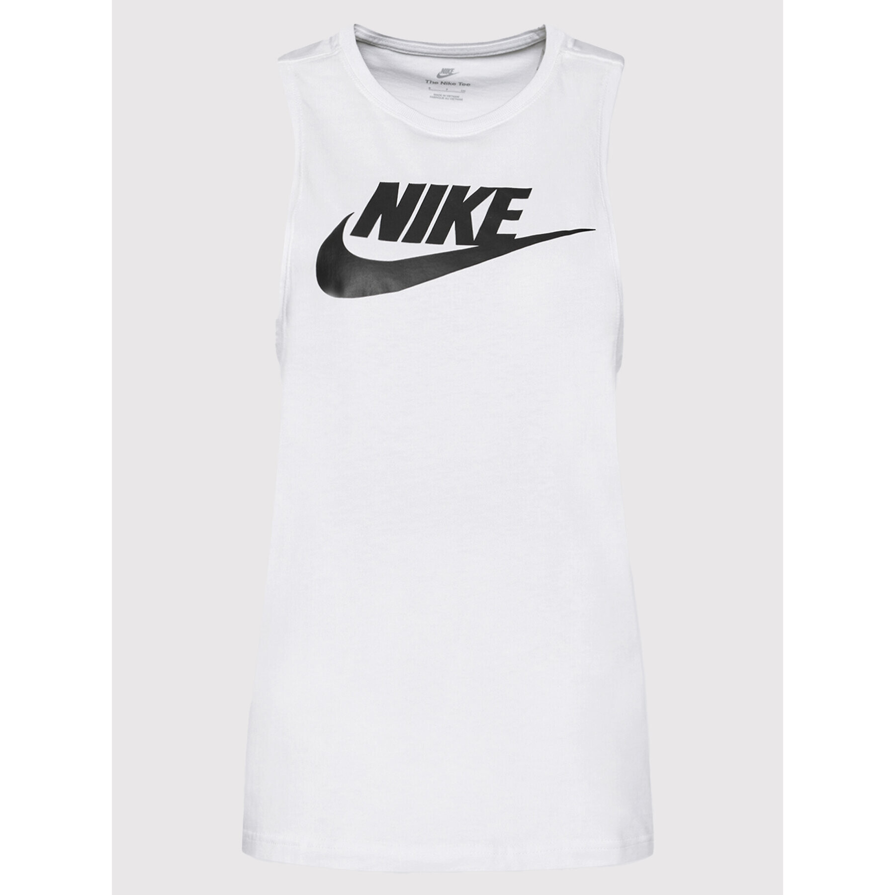 Nike топ Sportswear Futura New CW2206 Бял Regular Fit - Pepit.bg