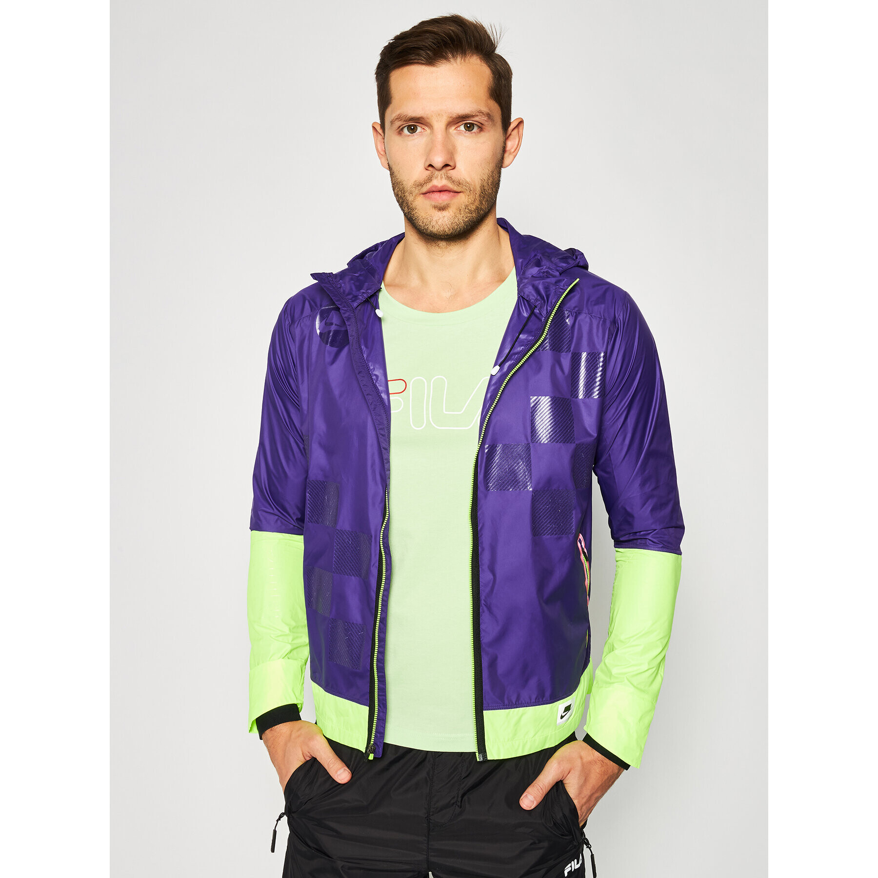 Nike Ветровка Shield BV5615 Виолетов Standard Fit - Pepit.bg