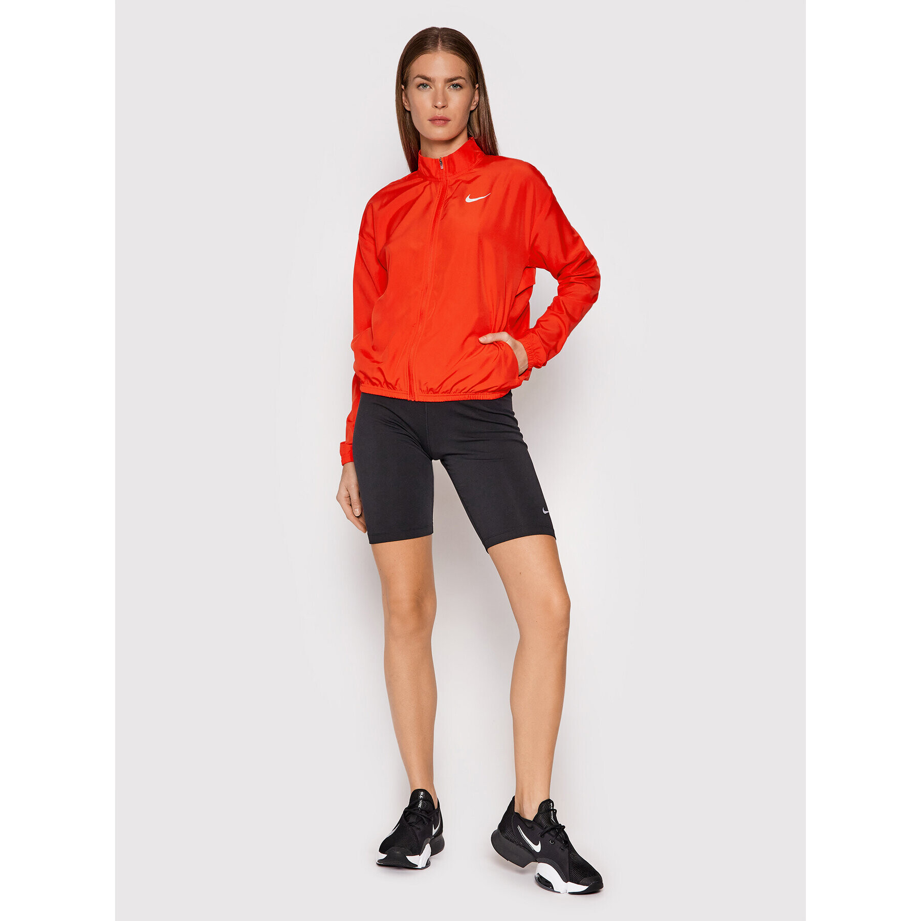 Nike Яке за джогинг Swoosh Packable DD4925 Червен Regular Fit - Pepit.bg