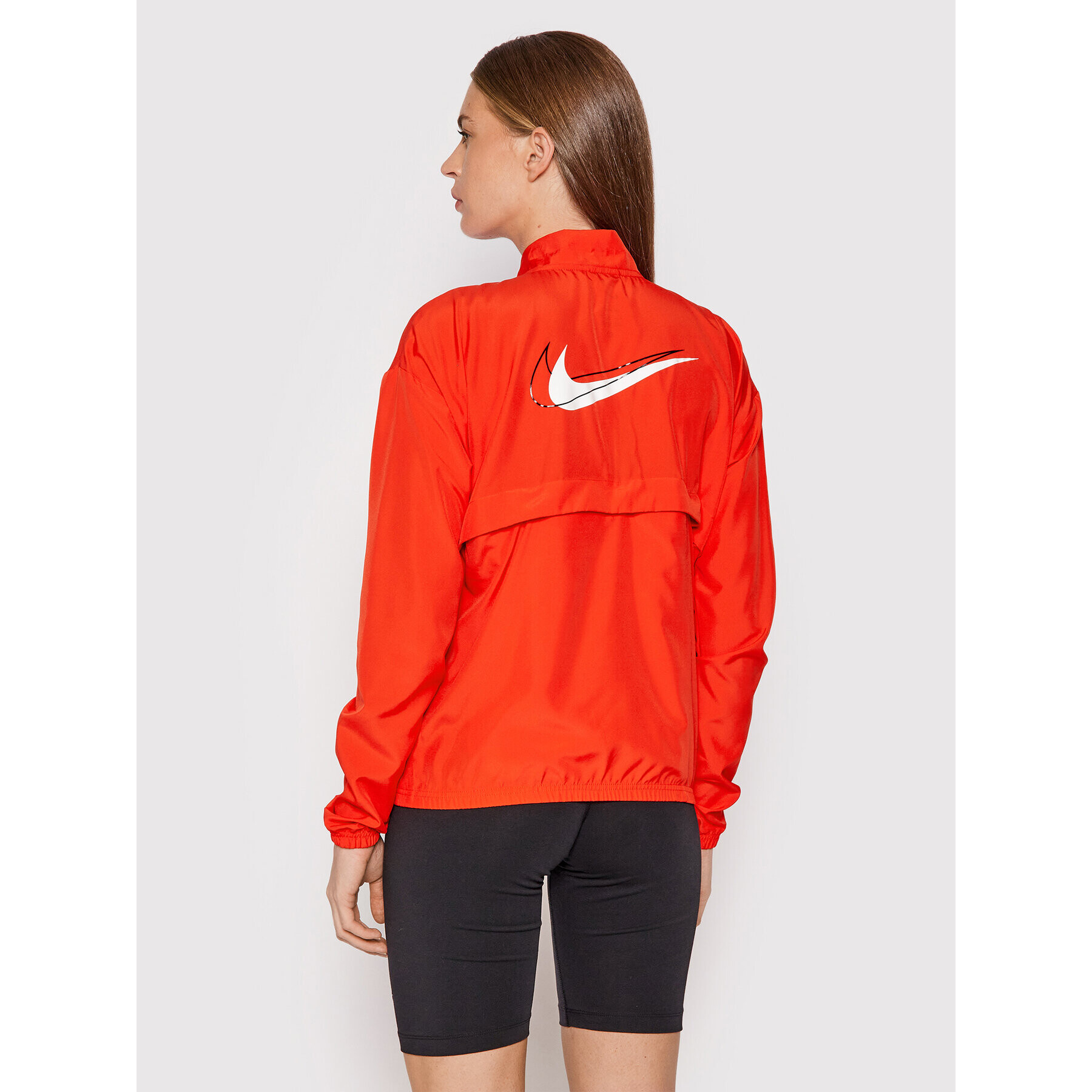 Nike Яке за джогинг Swoosh Packable DD4925 Червен Regular Fit - Pepit.bg