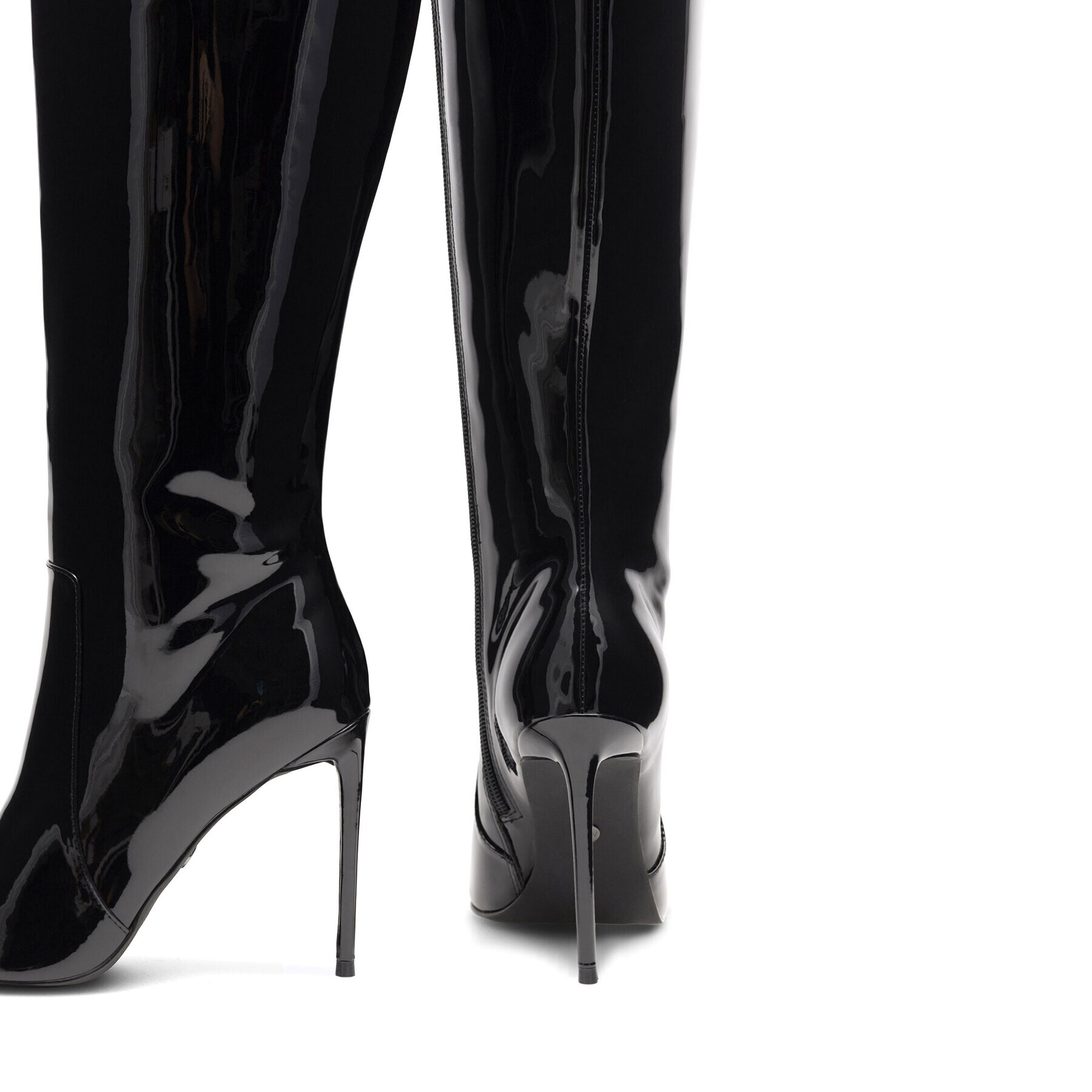 Nine West Ботуши LAMIAH ZL22045HCC Черен - Pepit.bg
