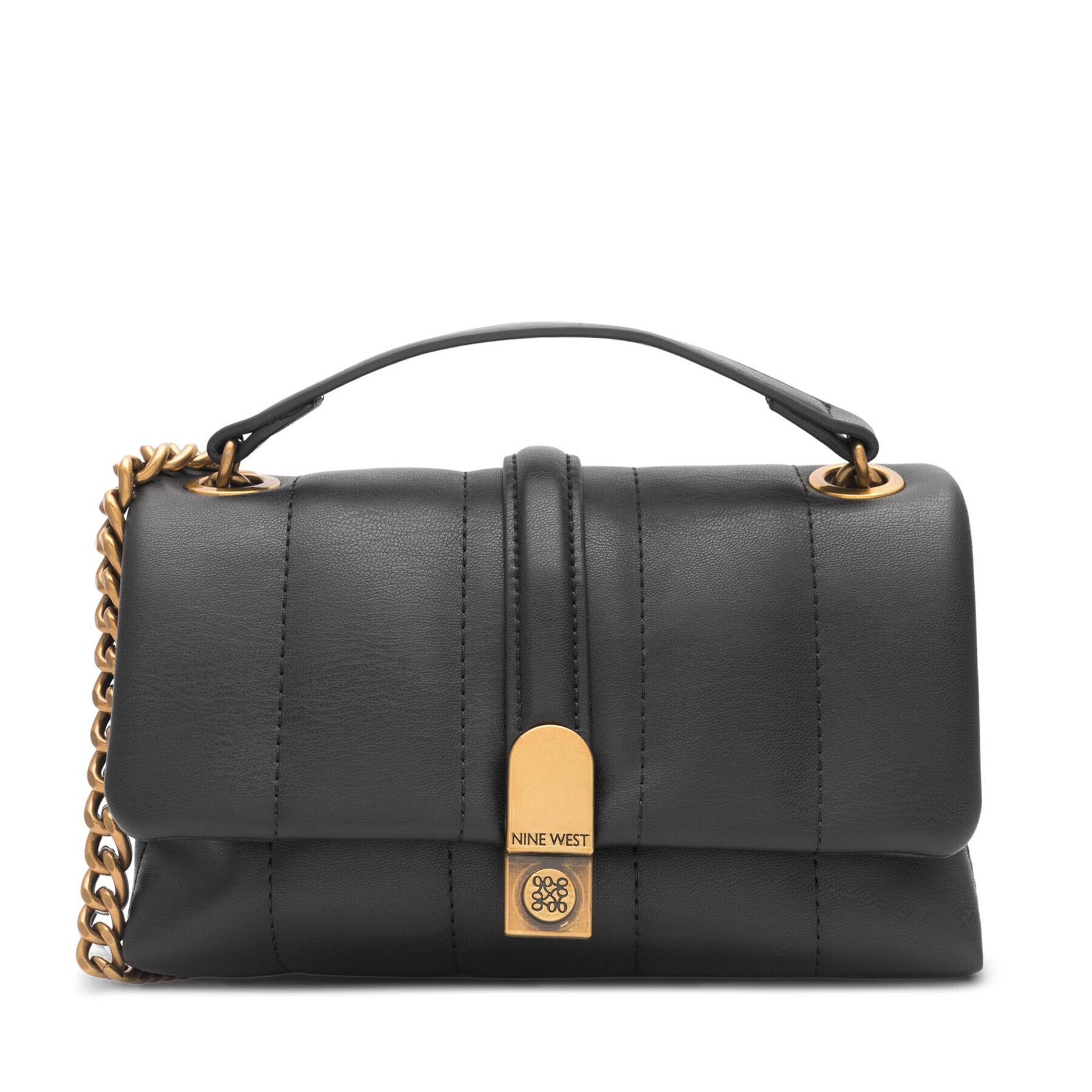 Nine West Дамска чанта EVADNE NBQ134472 Черен - Pepit.bg