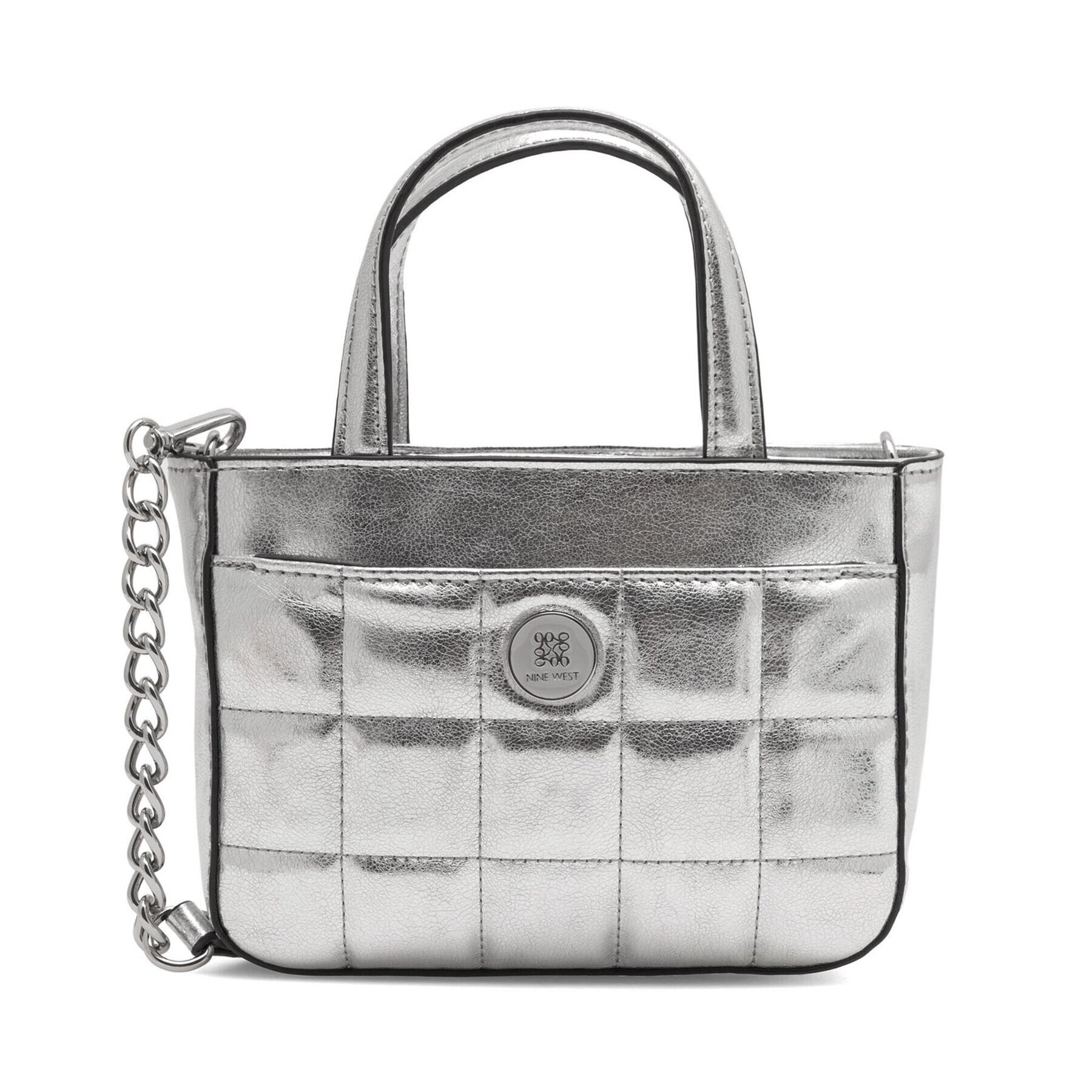 Nine West Дамска чанта HOLDEN NYM135277 Сребрист - Pepit.bg