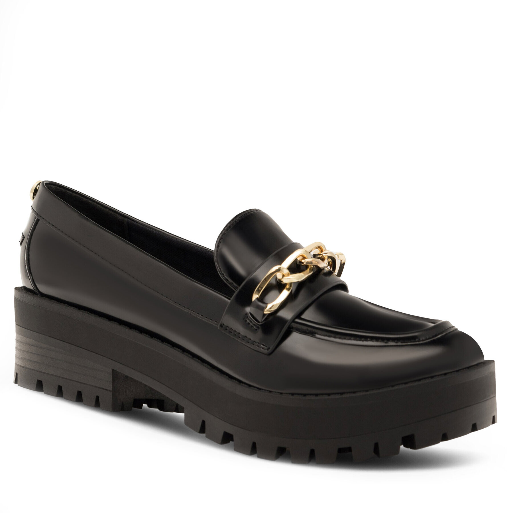 Nine West лоуфъри с дебела подметка NYLA 8123-1 Черен - Pepit.bg