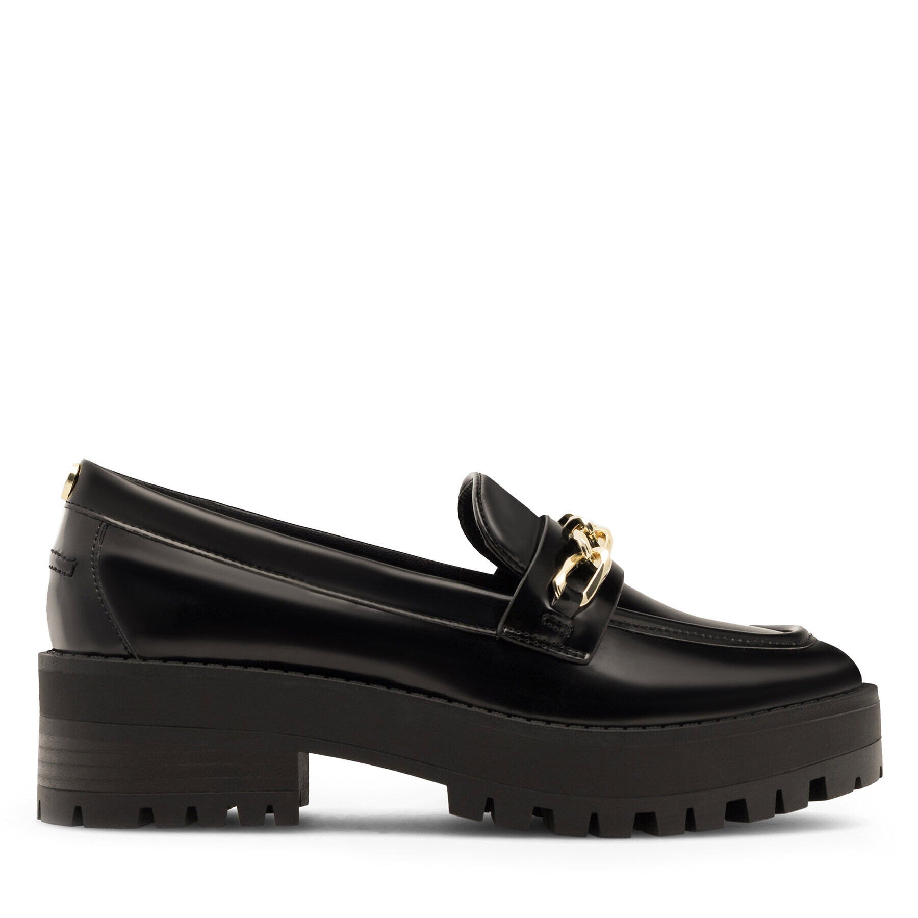 Nine West лоуфъри с дебела подметка NYLA 8123-1 Черен - Pepit.bg