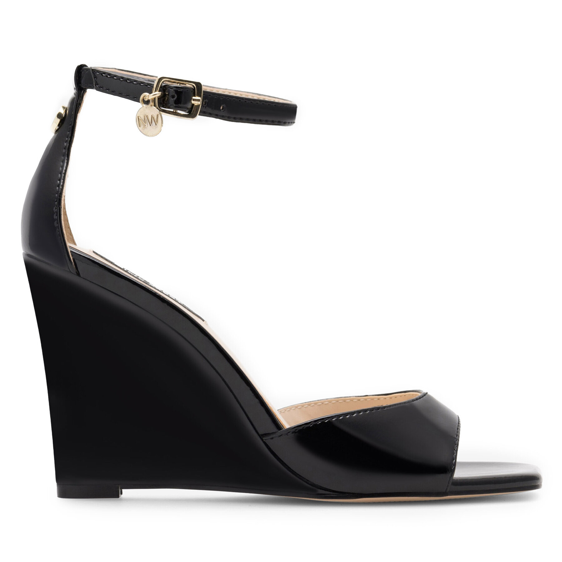 Nine West Сандали ALAYNA FF-2155 Черен - Pepit.bg