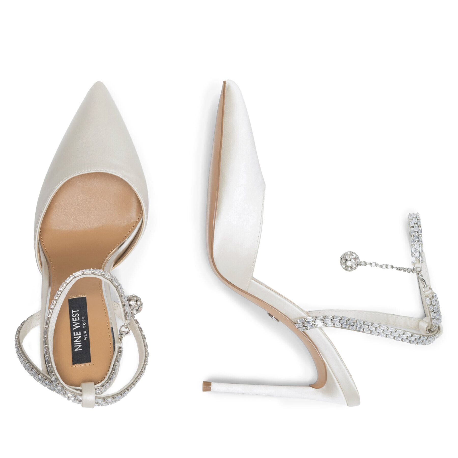 Nine West Сандали ALMAAS SJ1483-2 Бял - Pepit.bg