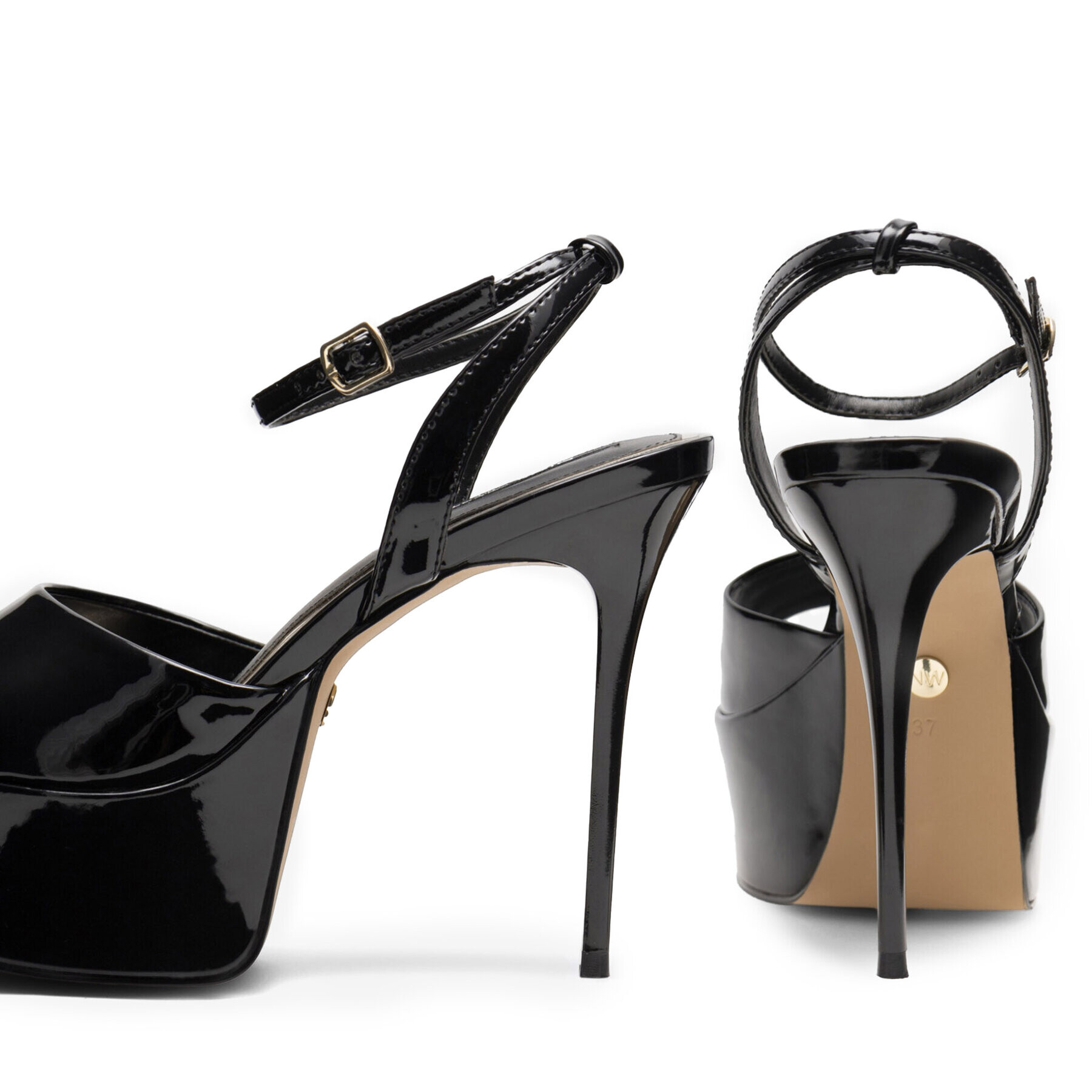 Nine West Сандали CHANDA ZL23031CC Черен - Pepit.bg