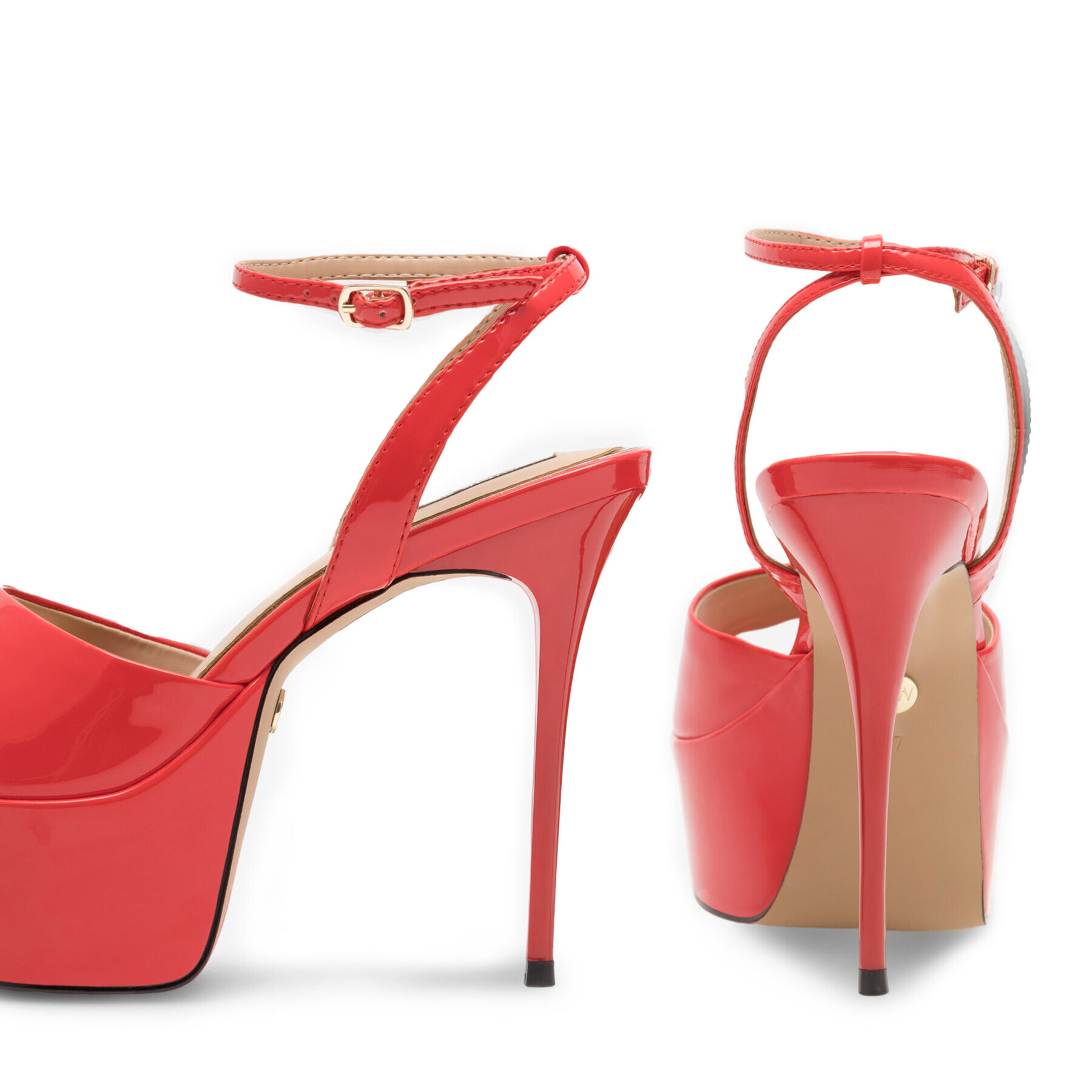 Nine West Сандали CHANDA ZL23031CC Червен - Pepit.bg