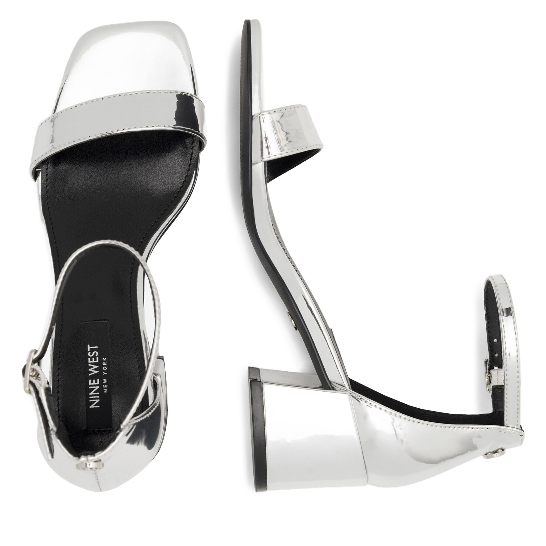 Nine West Сандали ERMINA FF-2308 Сребрист - Pepit.bg