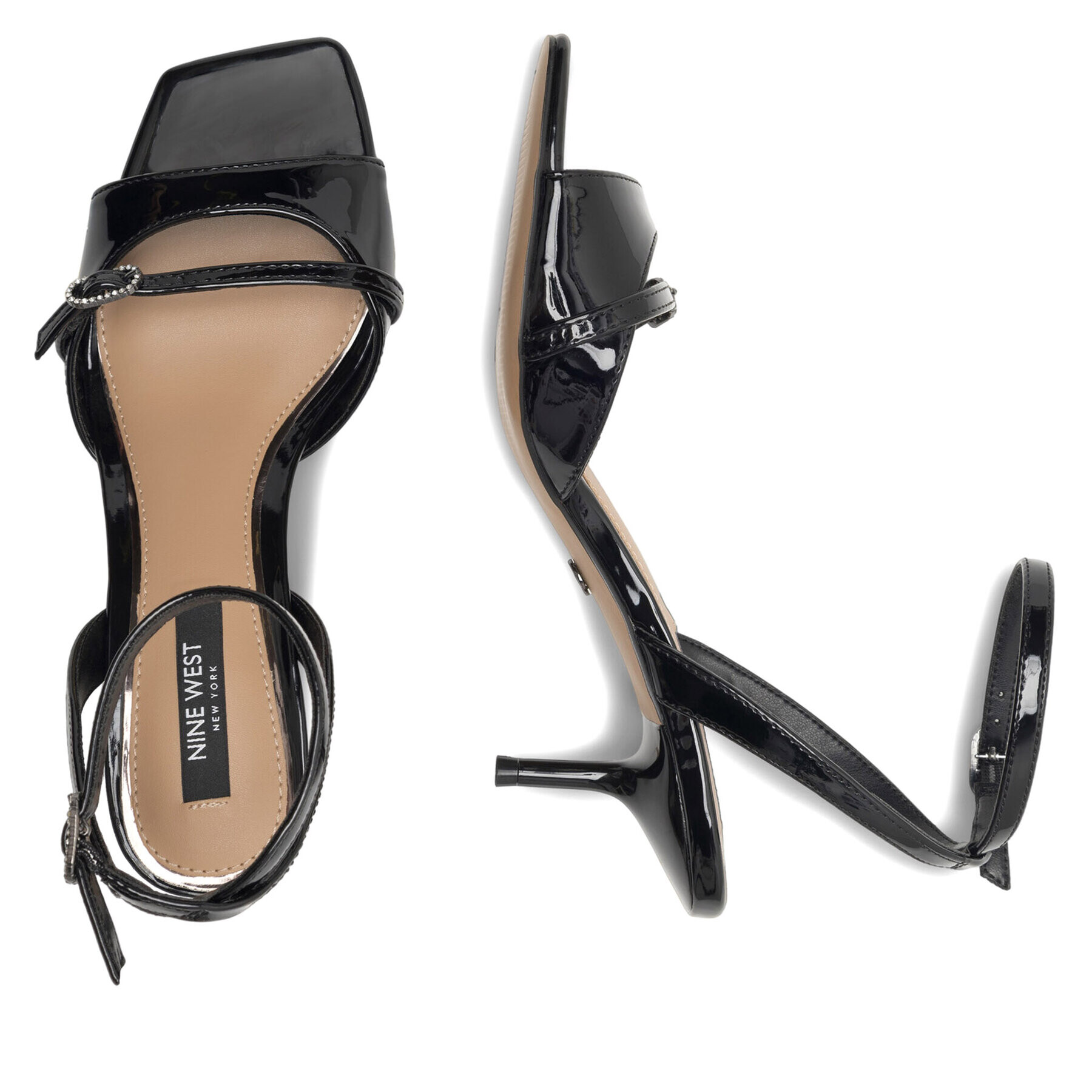 Nine West Сандали FEROZA BYCCC02 Черен - Pepit.bg