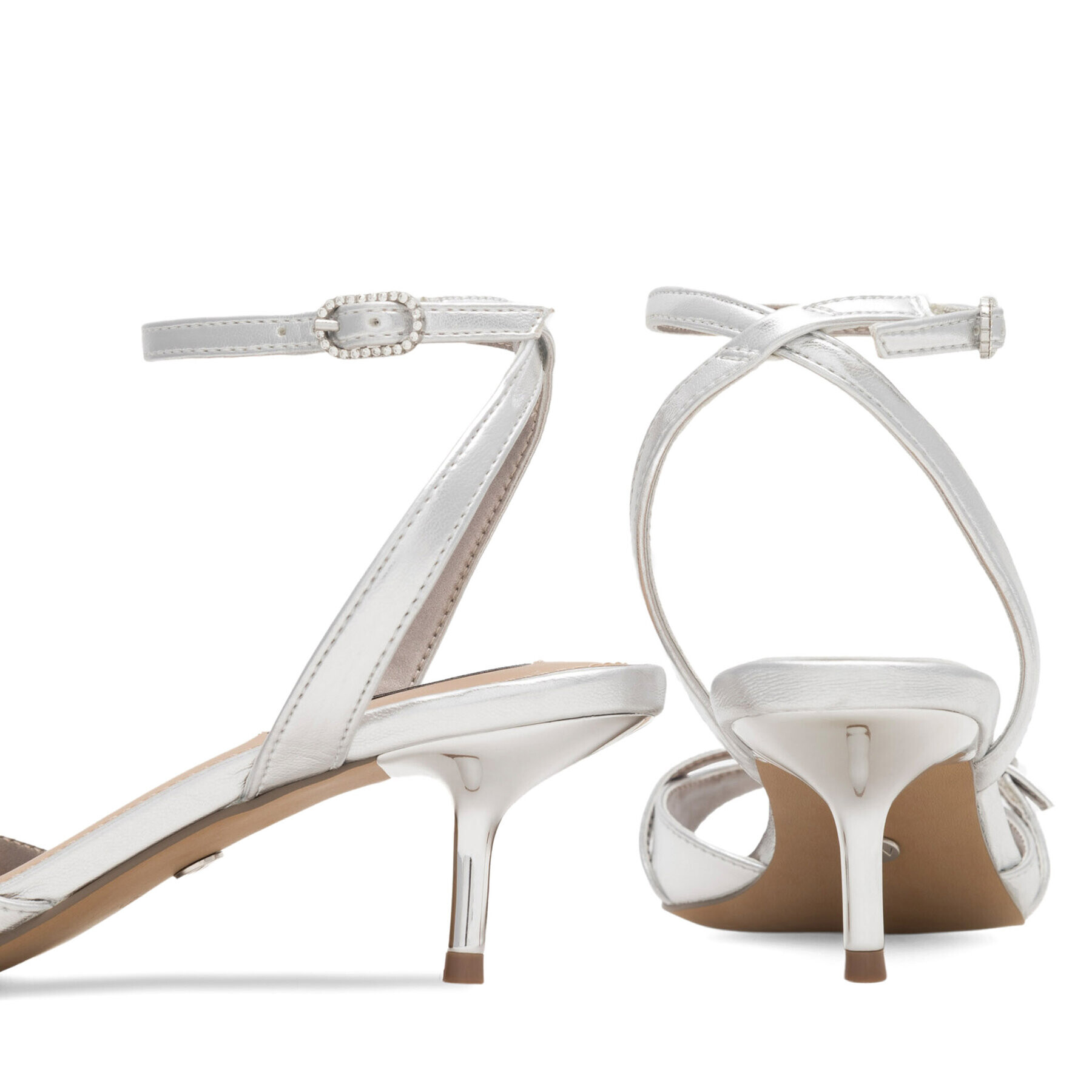 Nine West Сандали FEROZA BYCCC02 Сребрист - Pepit.bg