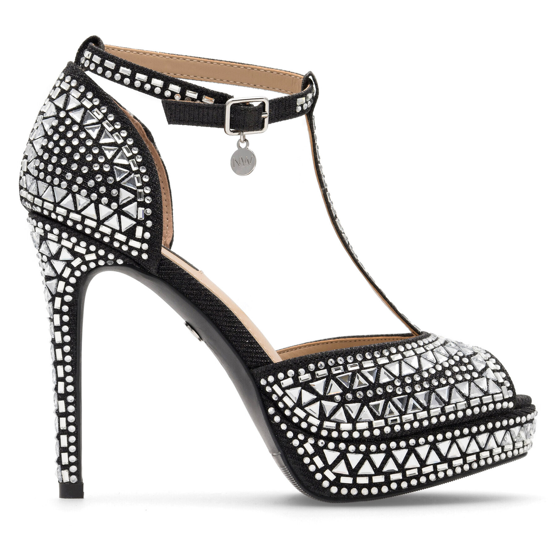 Nine West Сандали NISA SY015-1NW Черен - Pepit.bg