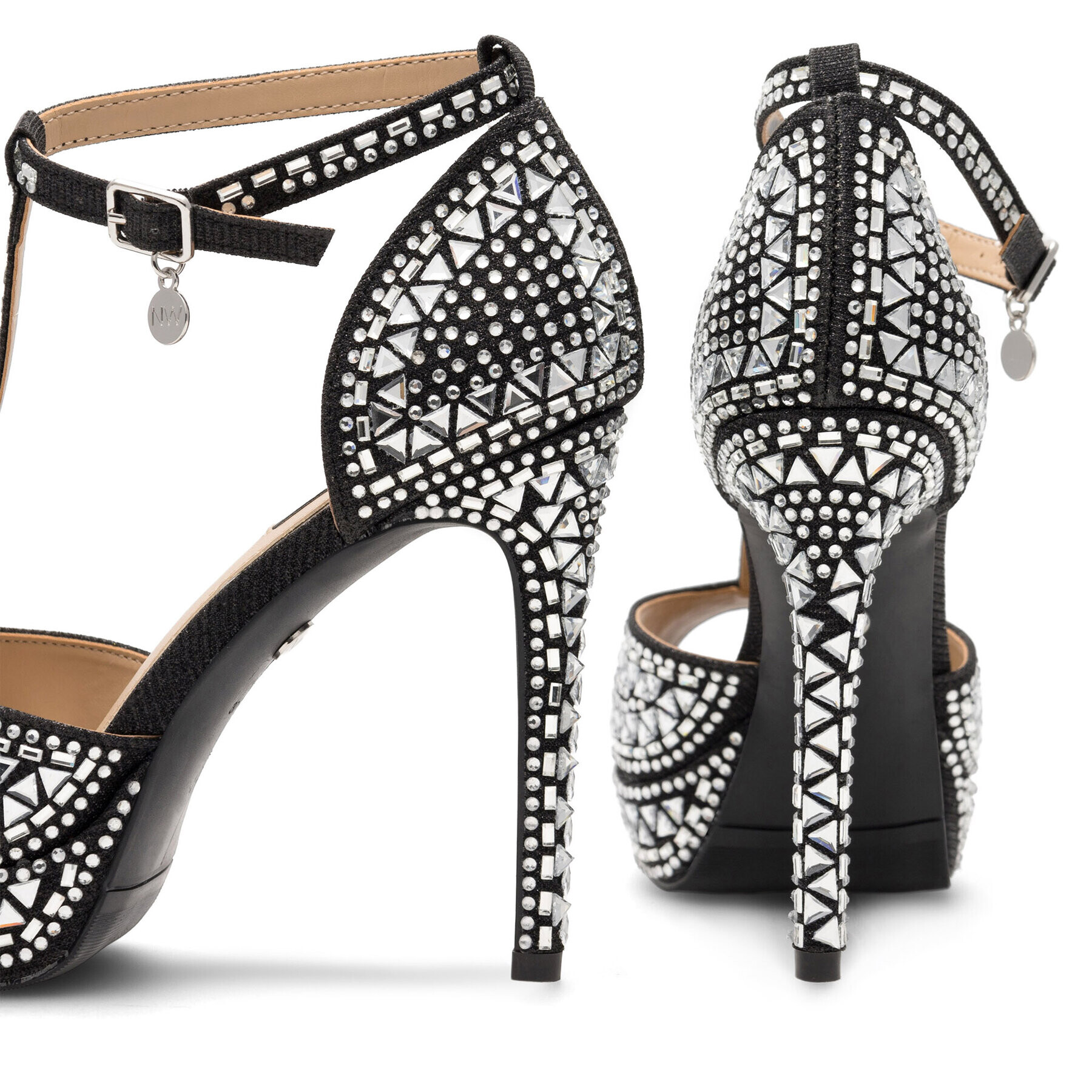 Nine West Сандали NISA SY015-1NW Черен - Pepit.bg