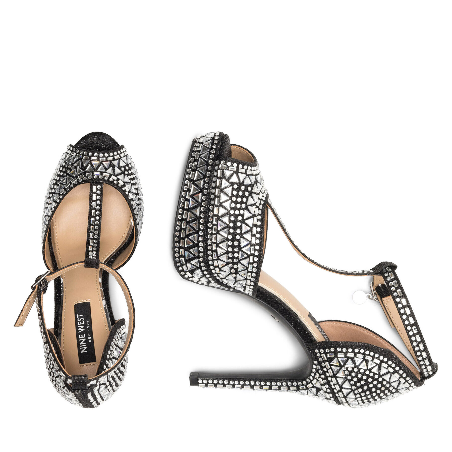 Nine West Сандали NISA SY015-1NW Черен - Pepit.bg