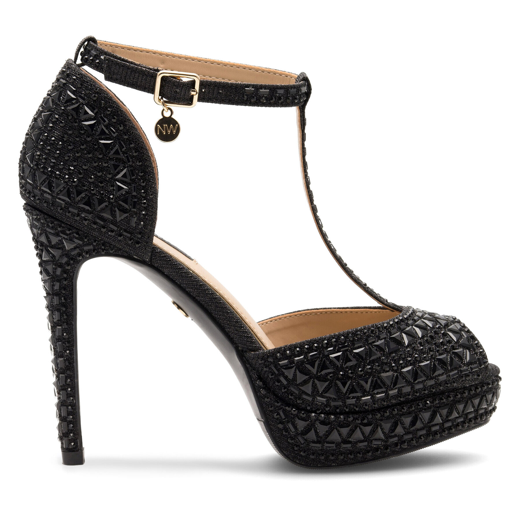 Nine West Сандали NISA SY015-1NW Черен - Pepit.bg