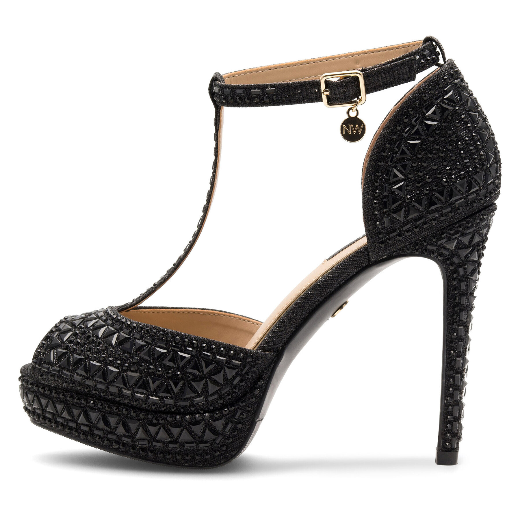 Nine West Сандали NISA SY015-1NW Черен - Pepit.bg