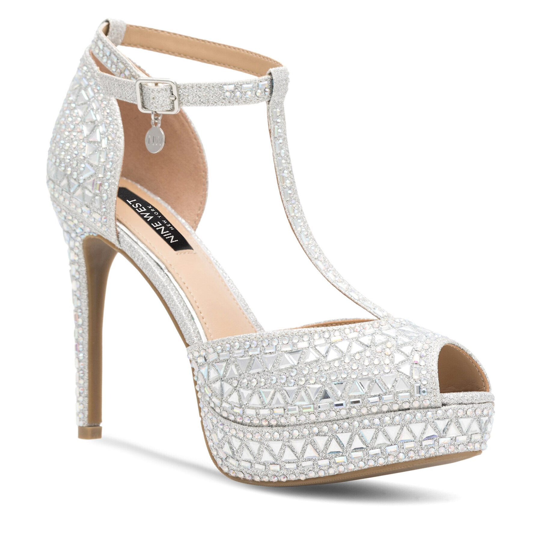 Nine West Сандали NISA SY015-1NW Сребрист - Pepit.bg