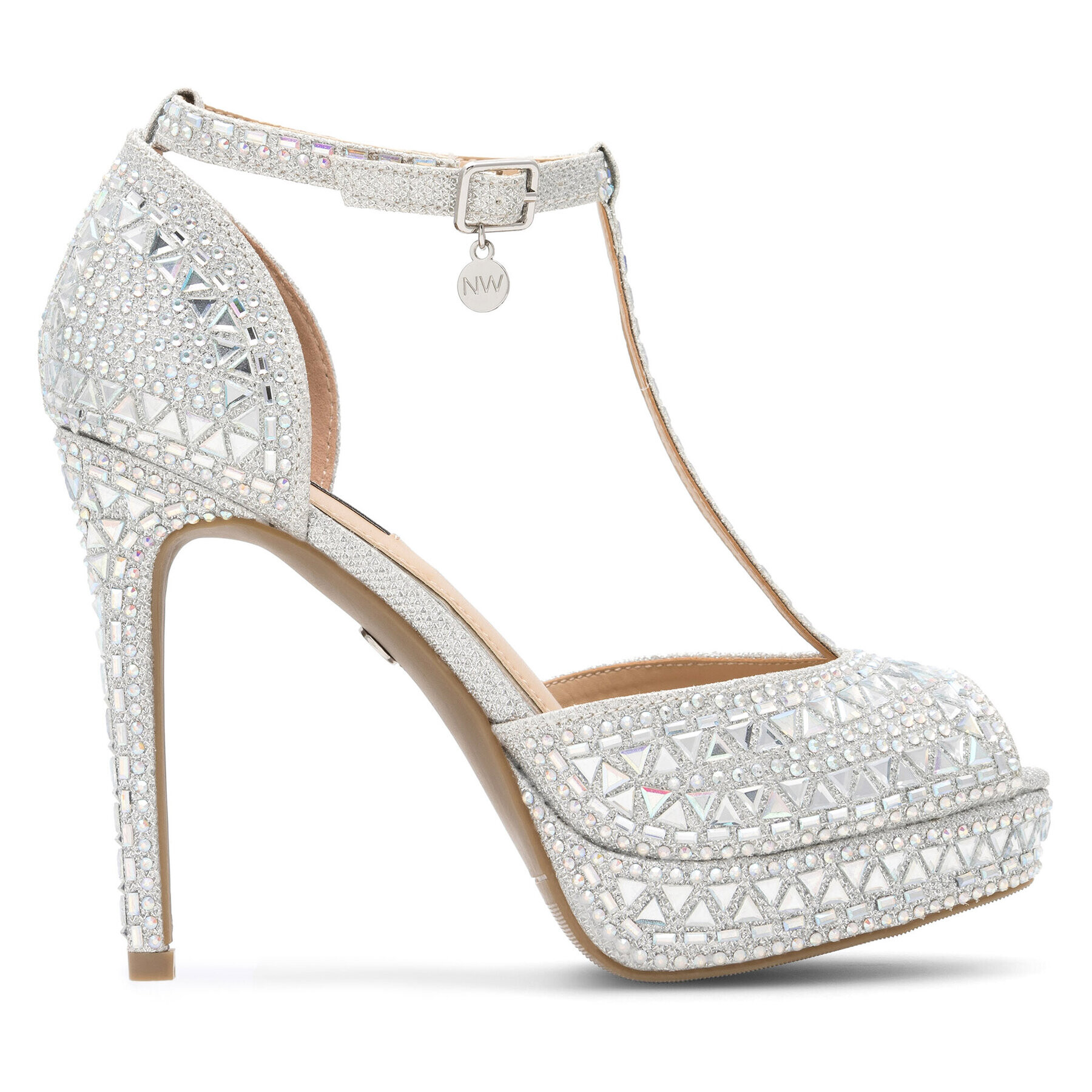 Nine West Сандали NISA SY015-1NW Сребрист - Pepit.bg