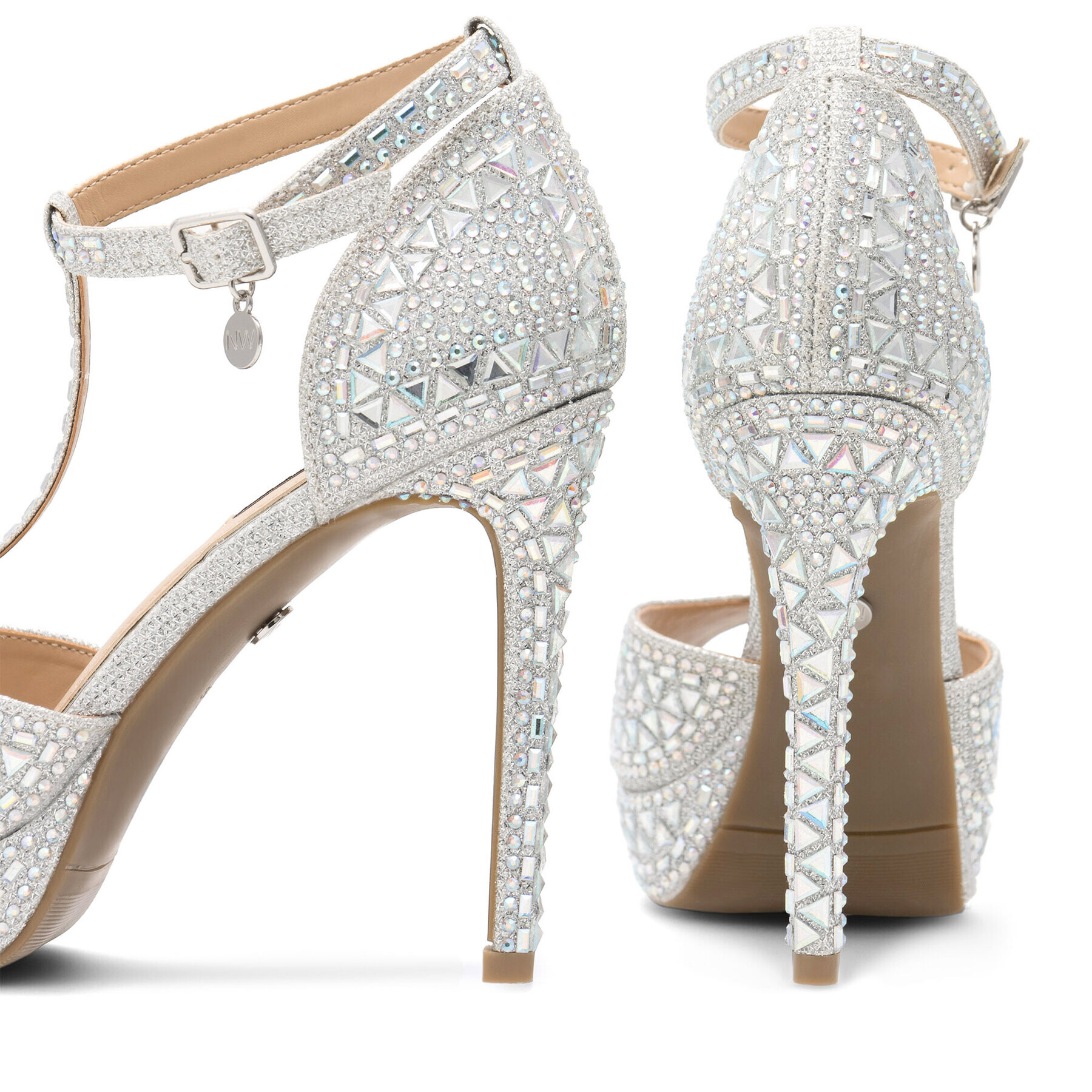Nine West Сандали NISA SY015-1NW Сребрист - Pepit.bg