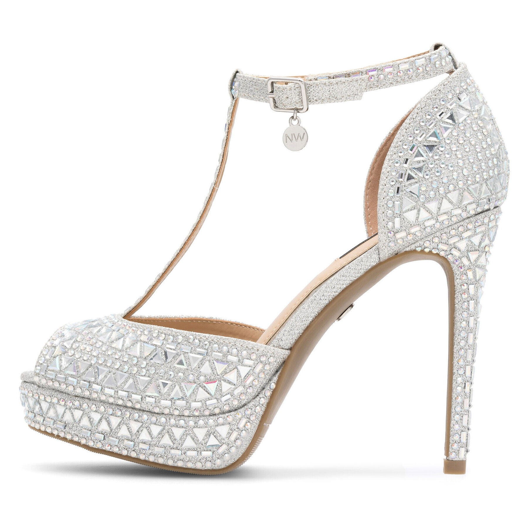 Nine West Сандали NISA SY015-1NW Сребрист - Pepit.bg