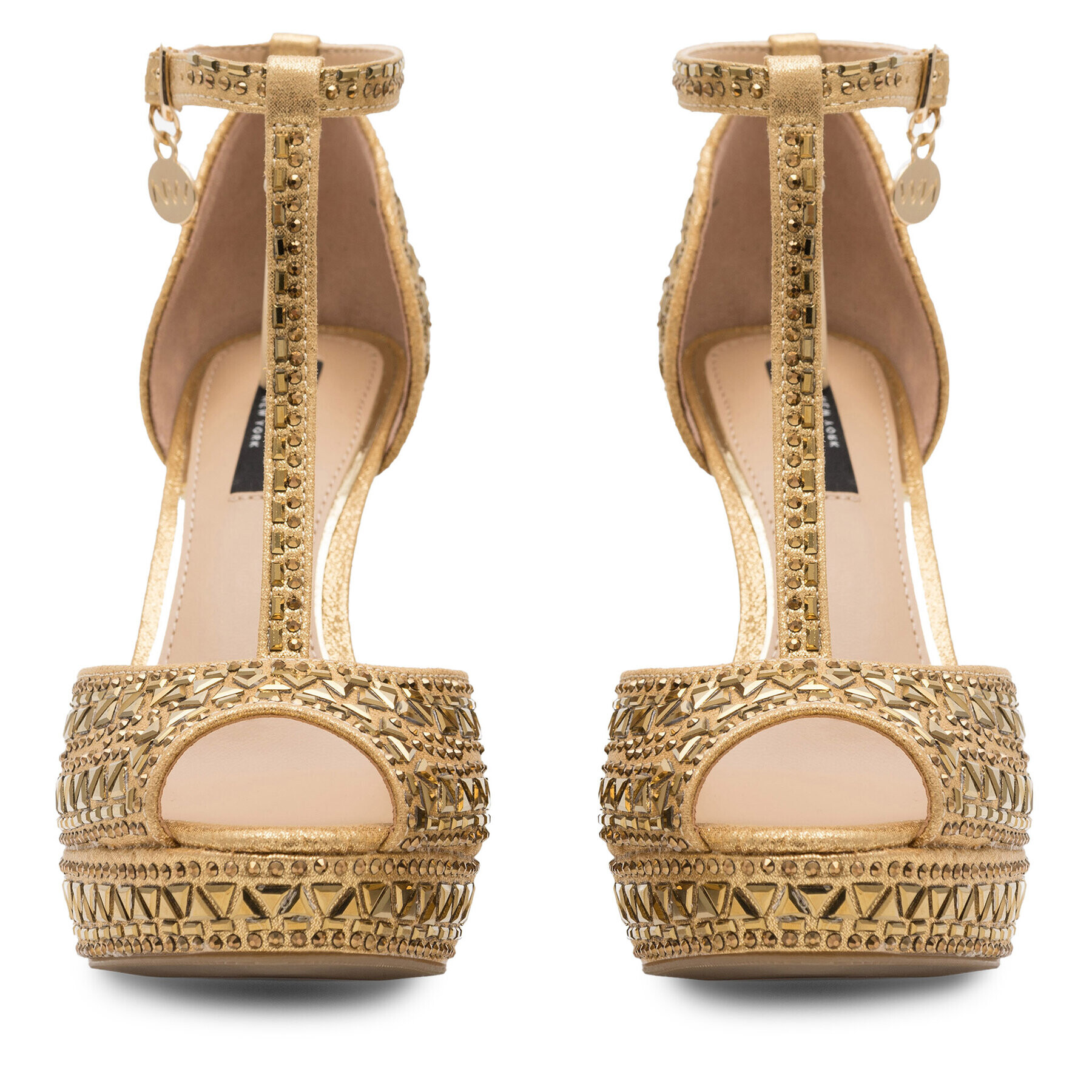 Nine West Сандали NISA SY015-1NW Златист - Pepit.bg