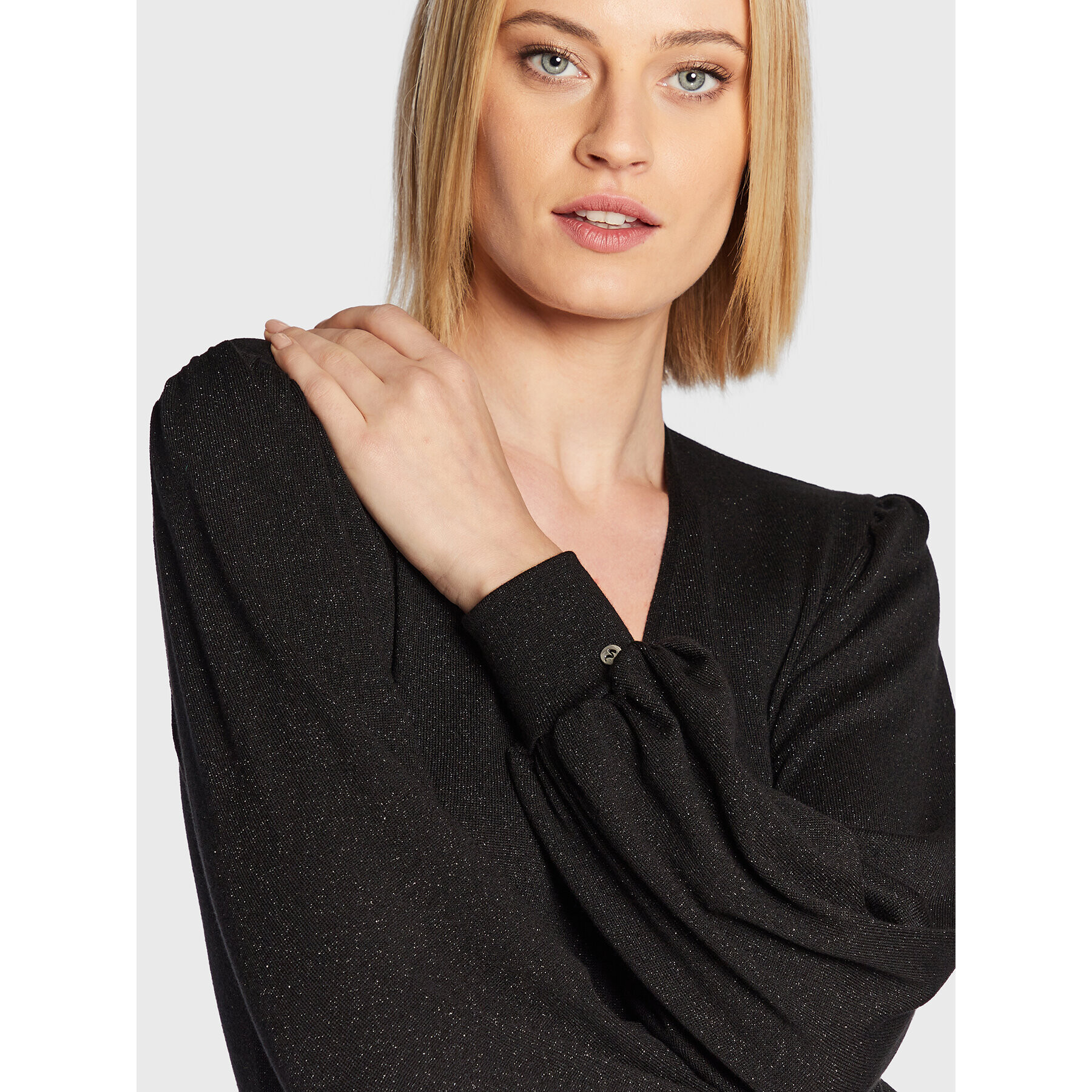 Nissa Коктейлна рокля RC13567 Черен Regular Fit - Pepit.bg