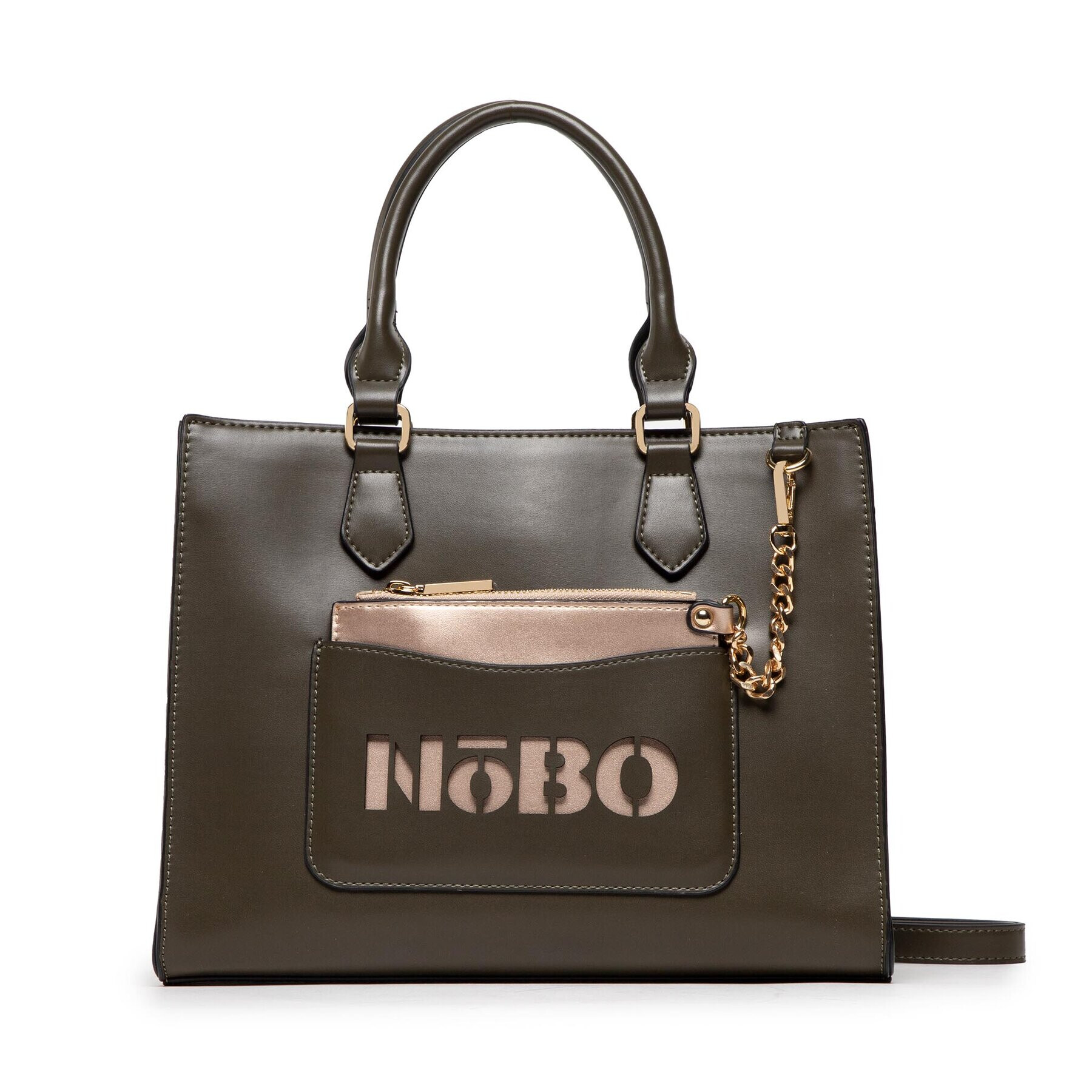 Nobo Дамска чанта BAG-N1070-CM08 Зелен - Pepit.bg