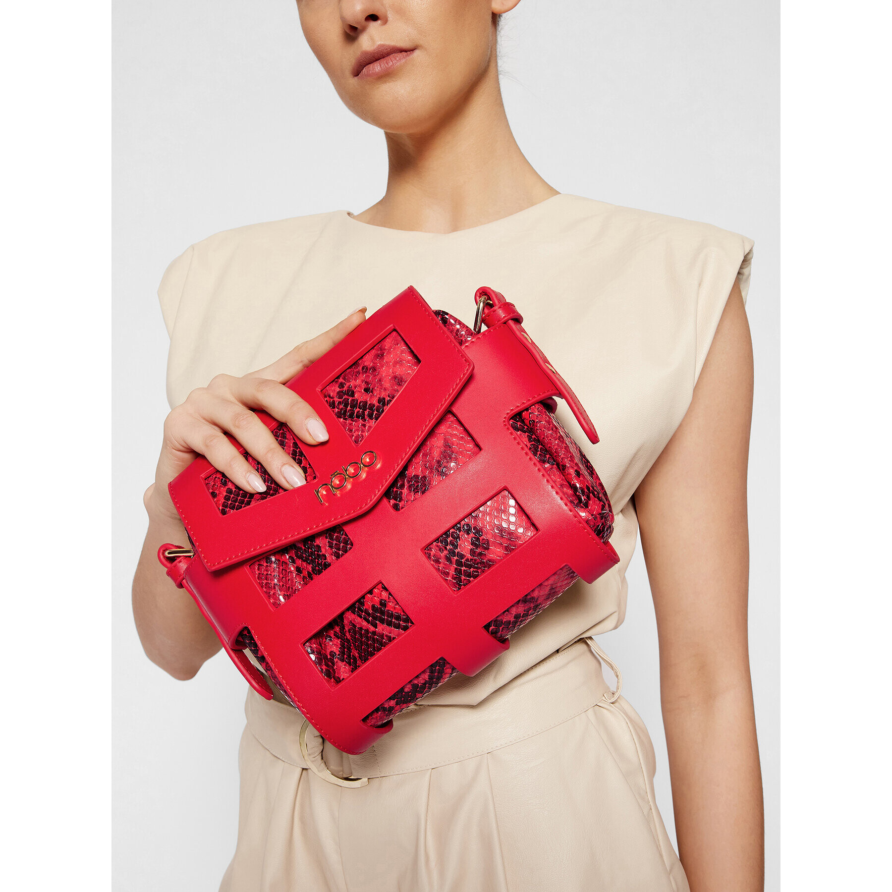 Nobo Дамска чанта NBAG-K4103-C005 Червен - Pepit.bg