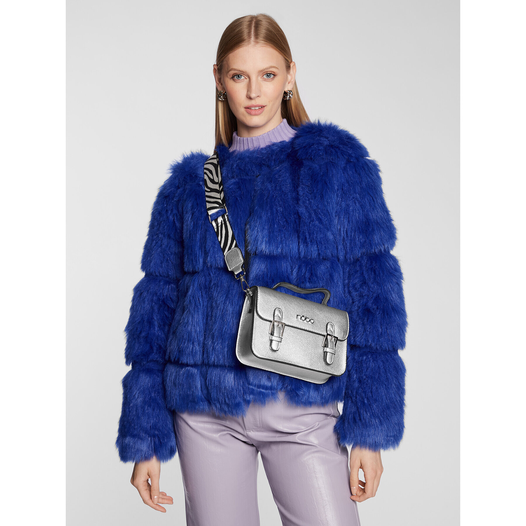 Nobo Дамска чанта NBAG-L3920-C022 Сребрист - Pepit.bg