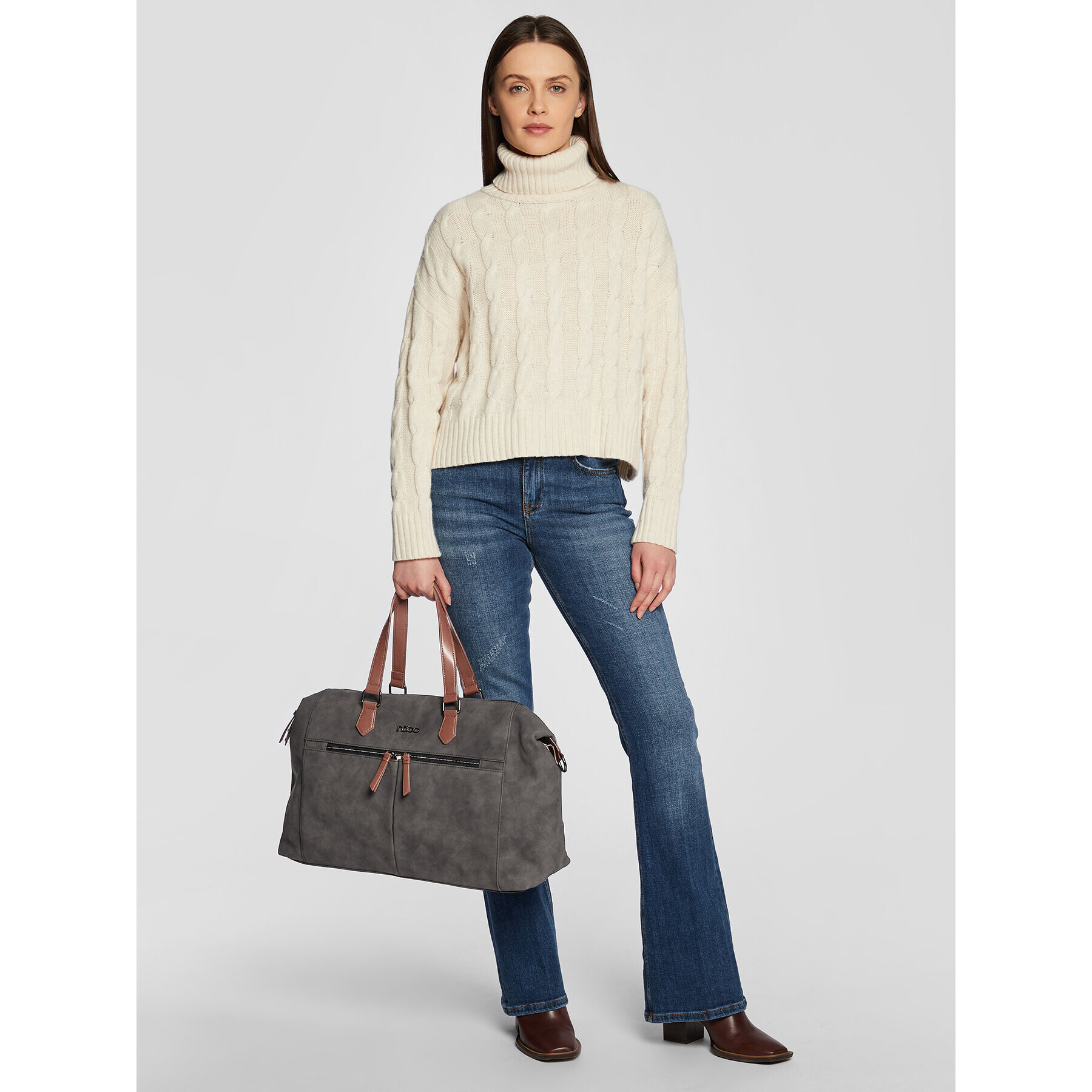 Nobo Дамска чанта NBAG-N0660-C020 Сив - Pepit.bg