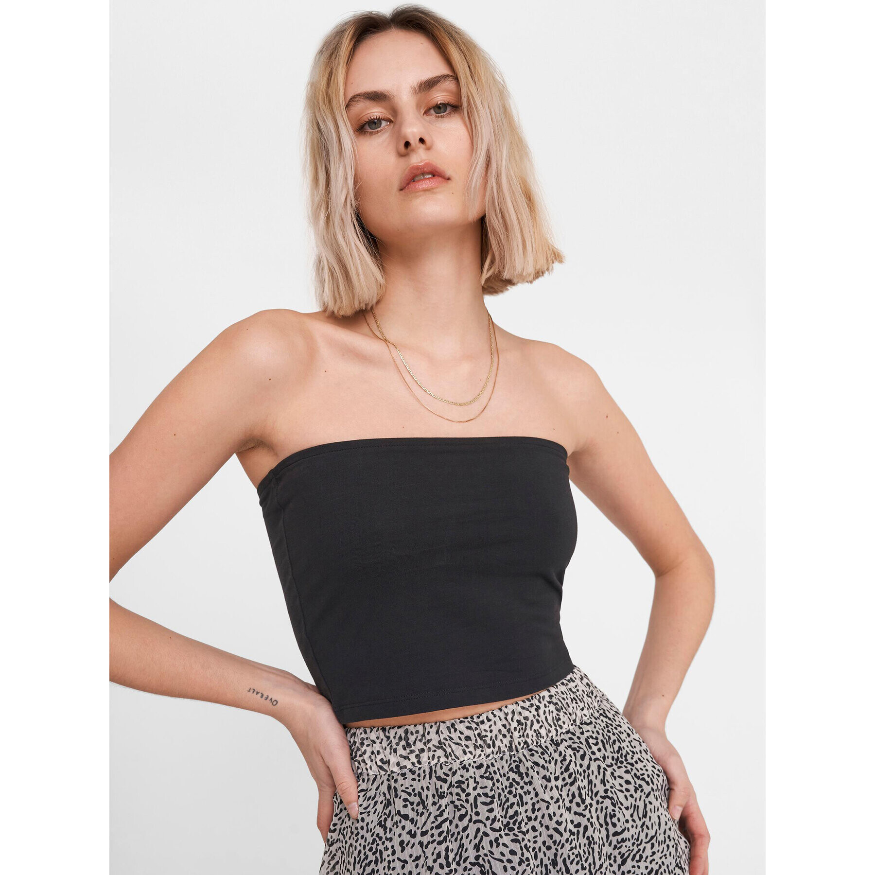 Noisy May Блуза Brandon 27011679 Черен Slim Fit - Pepit.bg