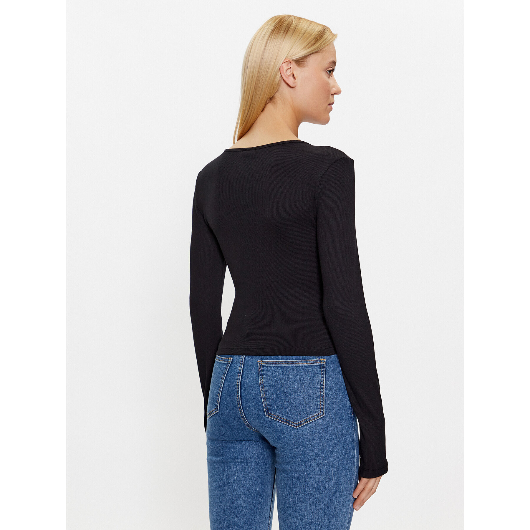 Noisy May Блуза Maya 27026248 Черен Slim Fit - Pepit.bg